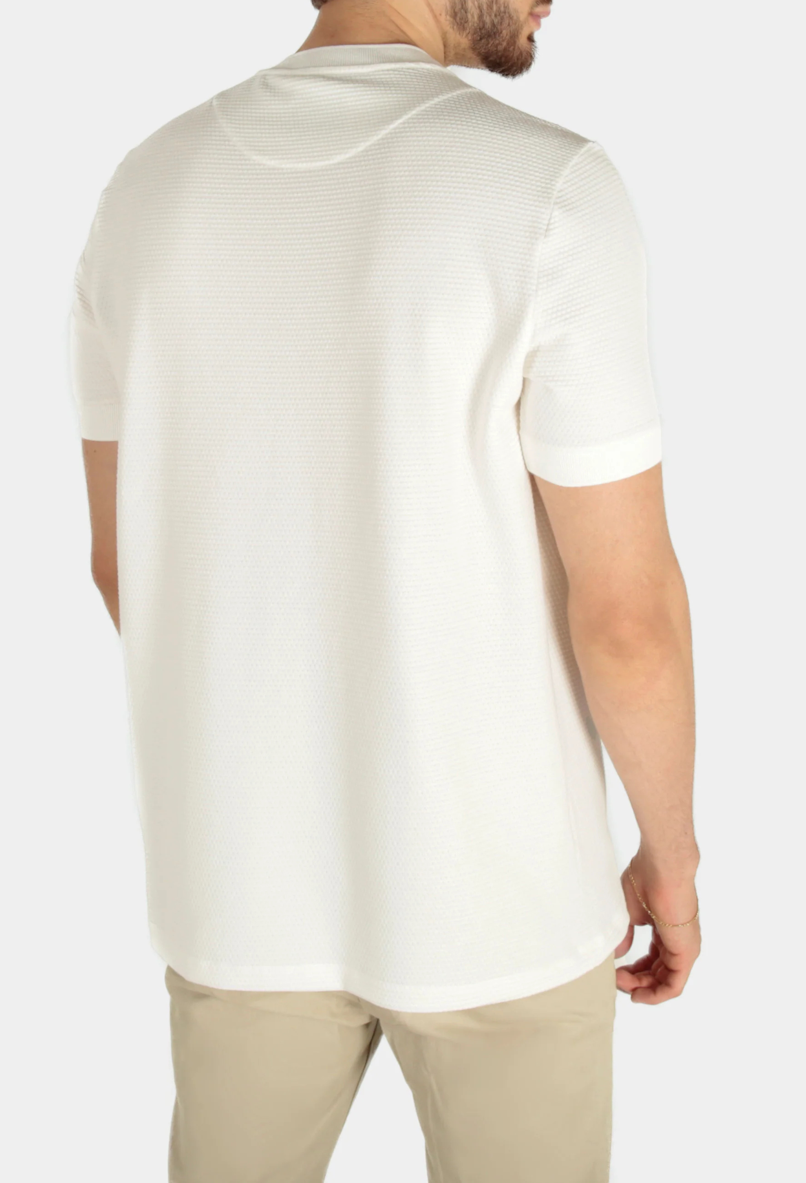 Camiseta AS Clube Estruturada Textura