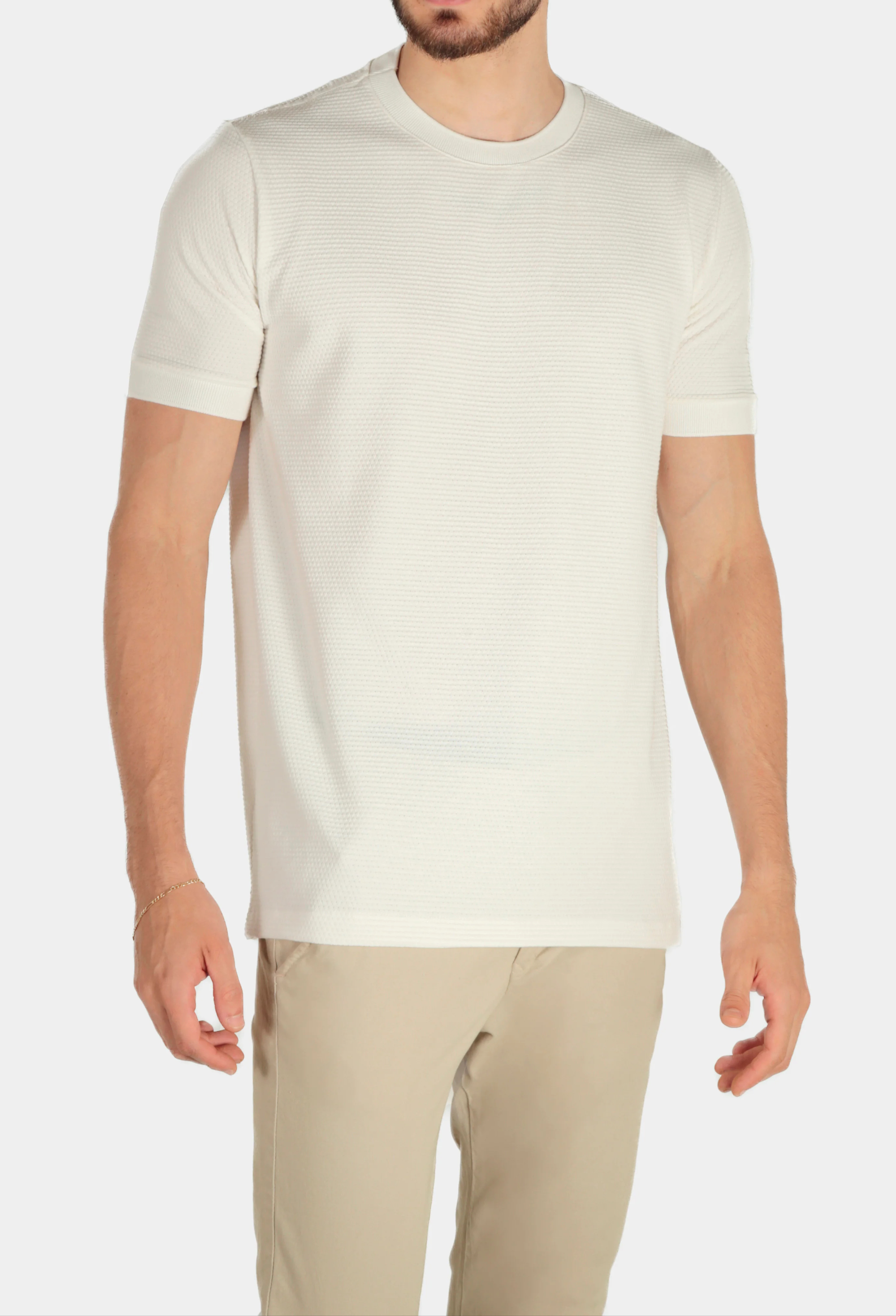 Camiseta AS Clube Estruturada Textura