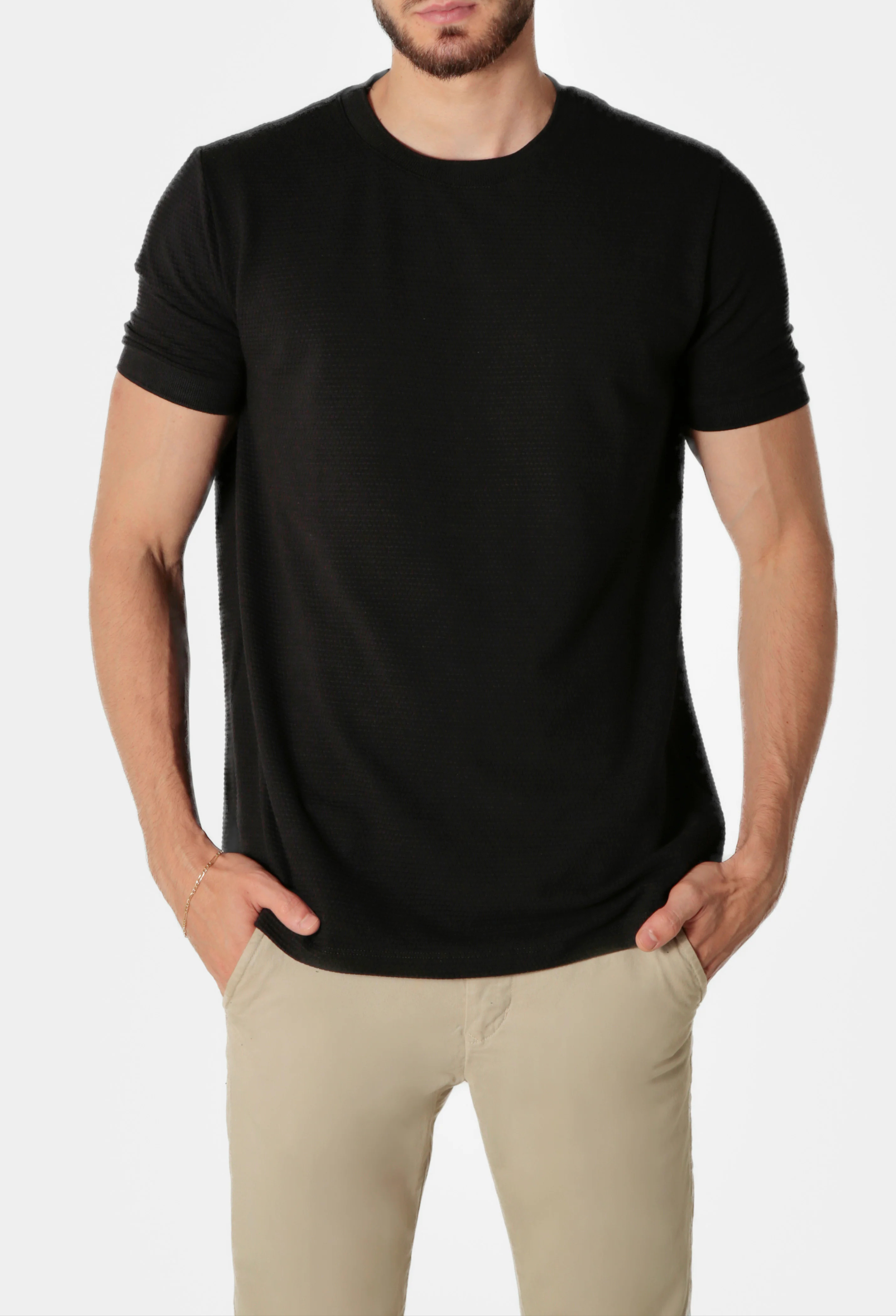 Camiseta AS Clube Estruturada Textura