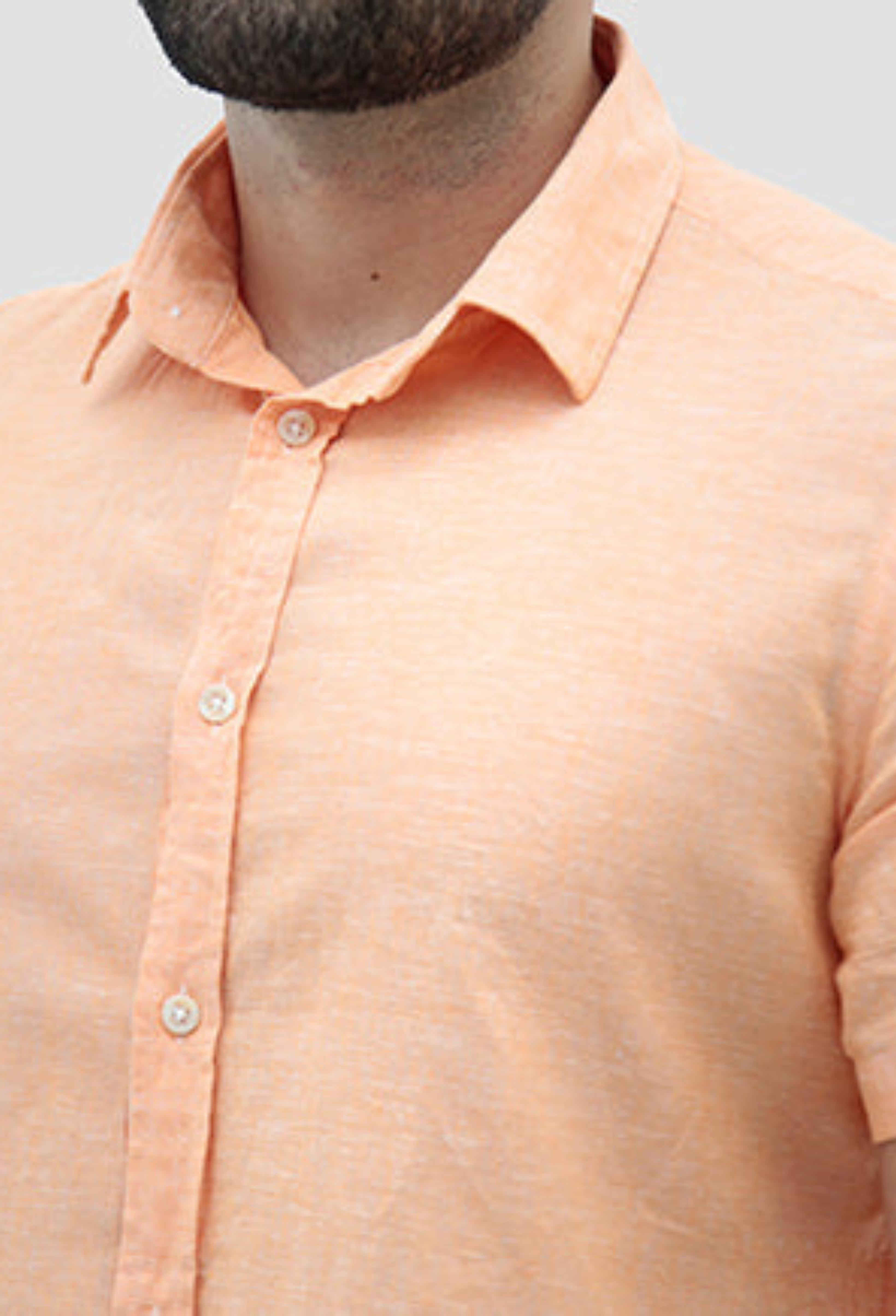 Camisa Manga Curta ÁS Clube Slim Fit Linho