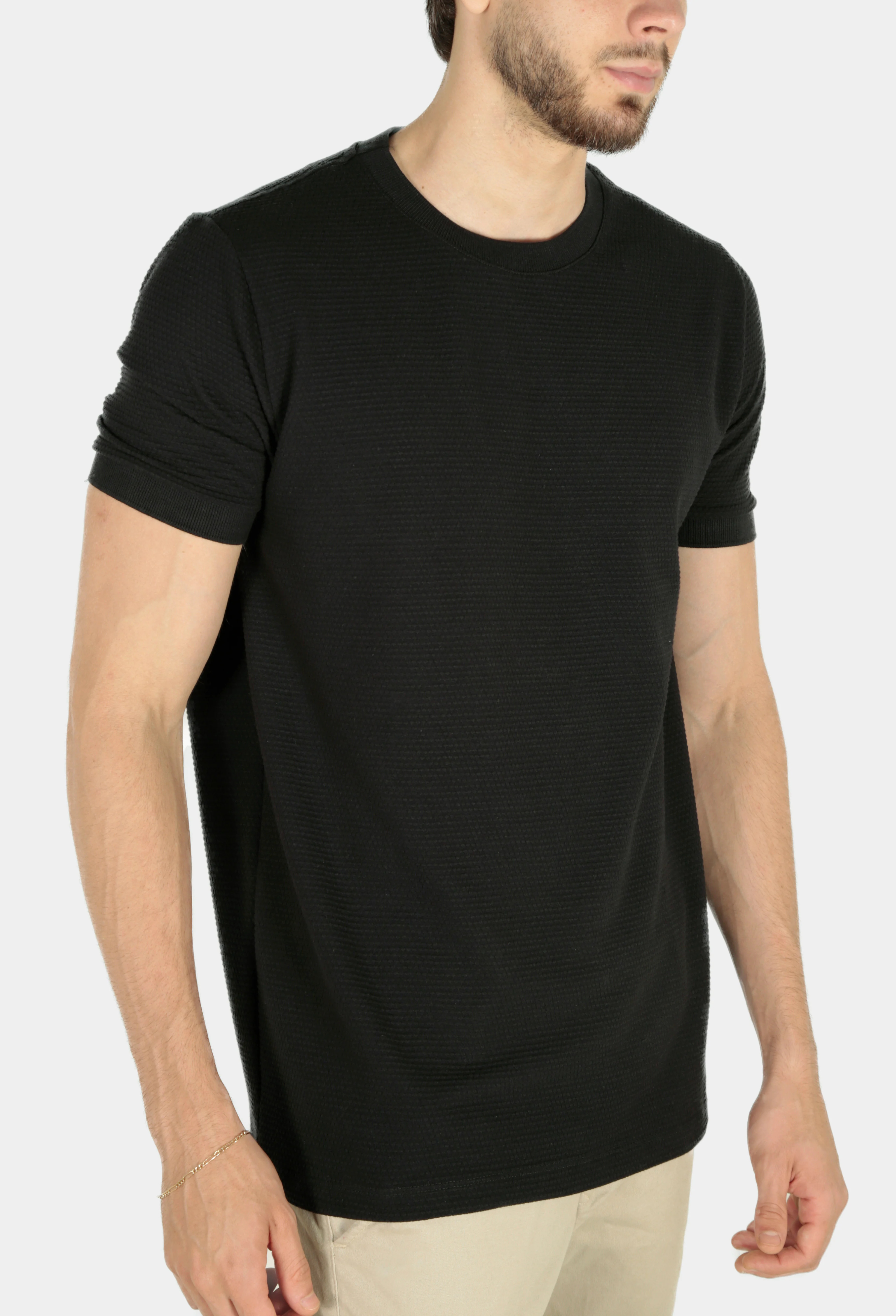 Camiseta AS Clube Estruturada Textura