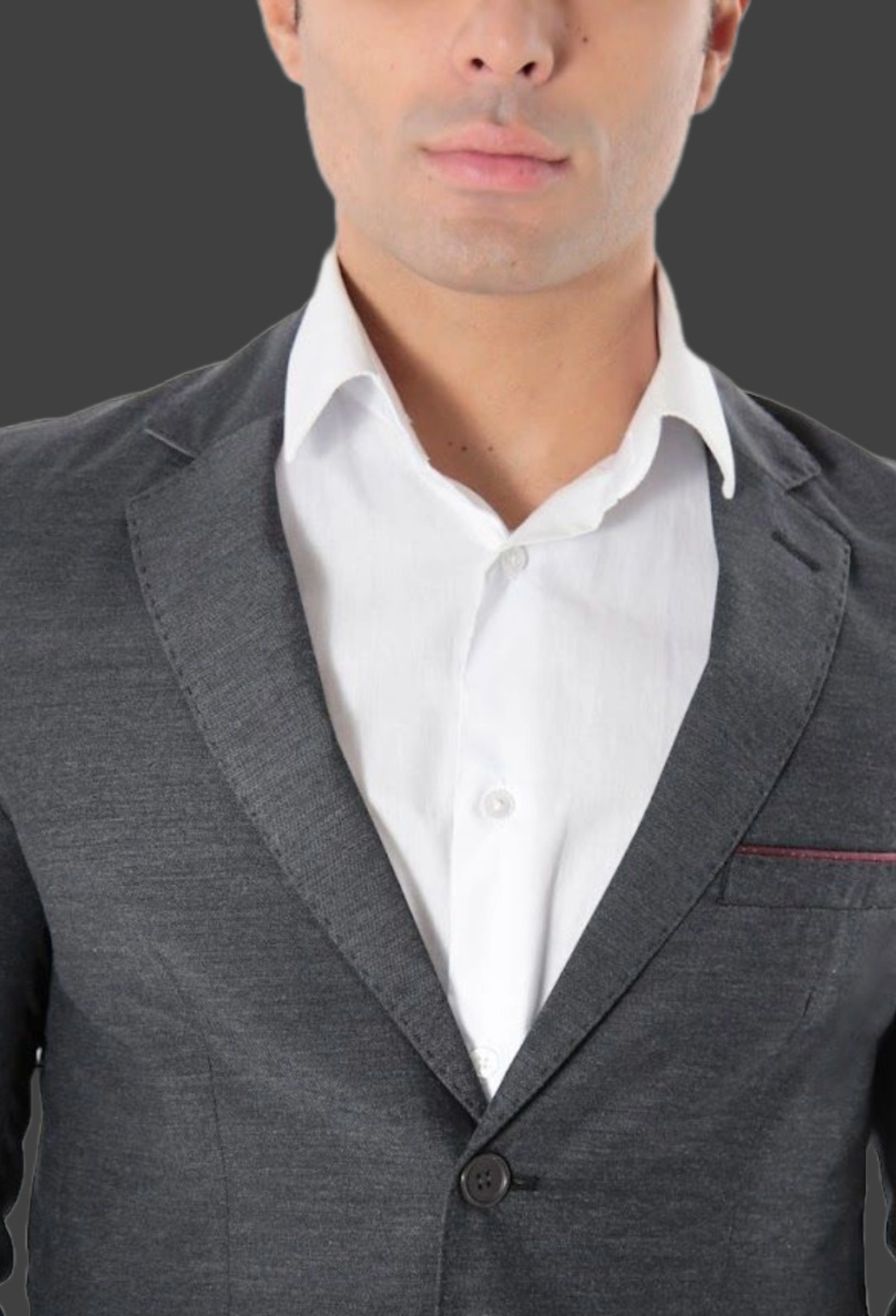 Blazer Slim Poliviscose ÁS Clube Preto