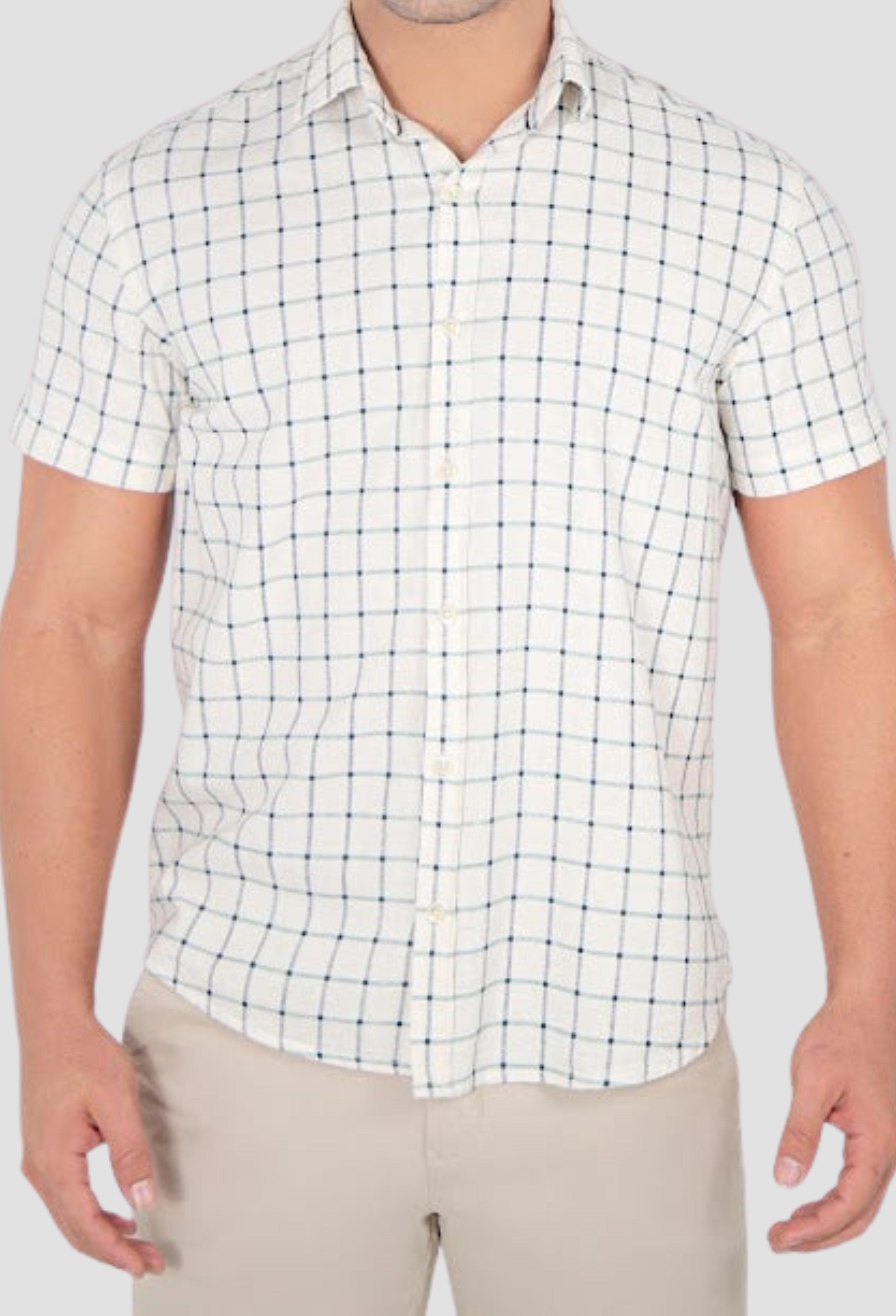 Camisa Manga Curta ÁS Clube Slim Fit Linho