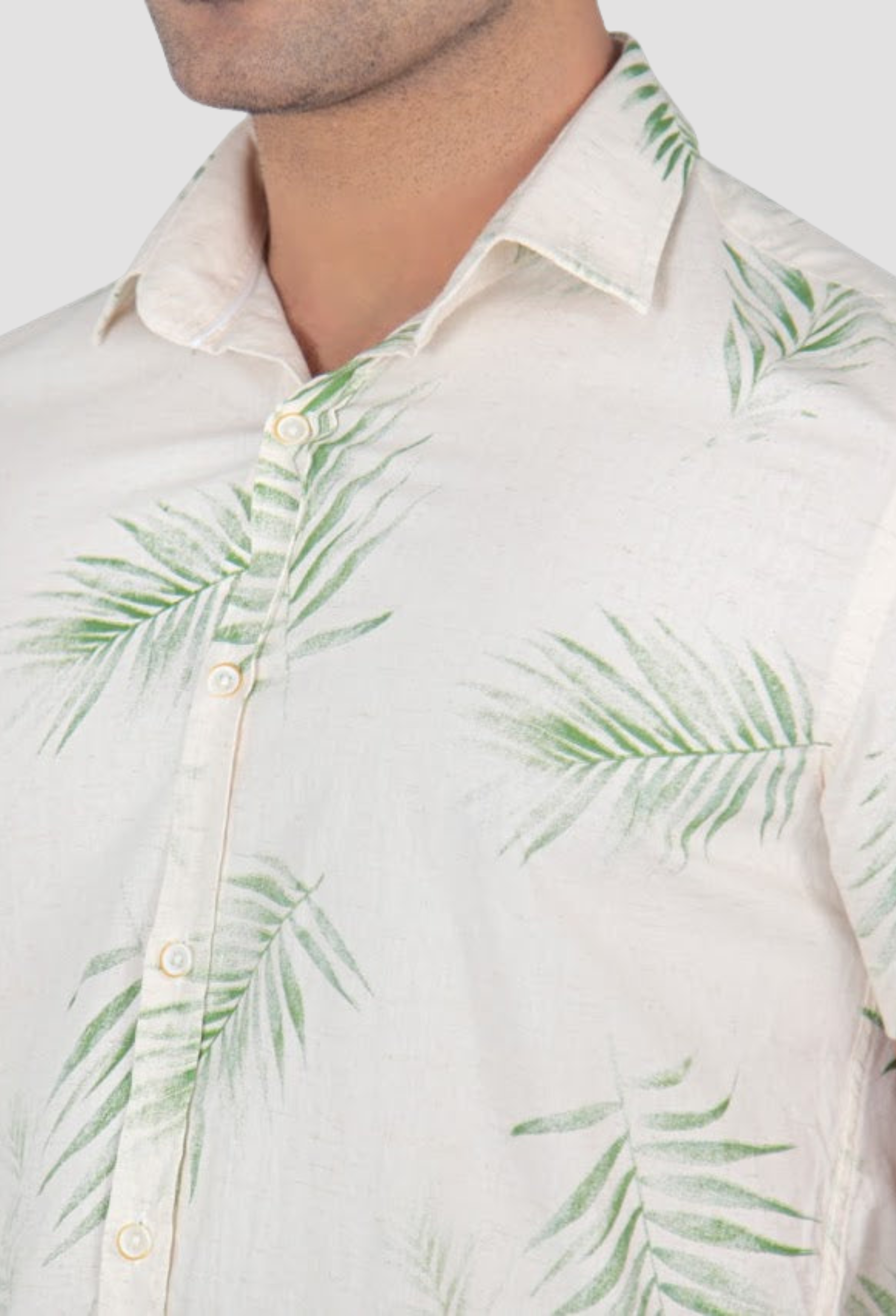 Camisa Manga Curta ÁS Clube Slim Fit Linho