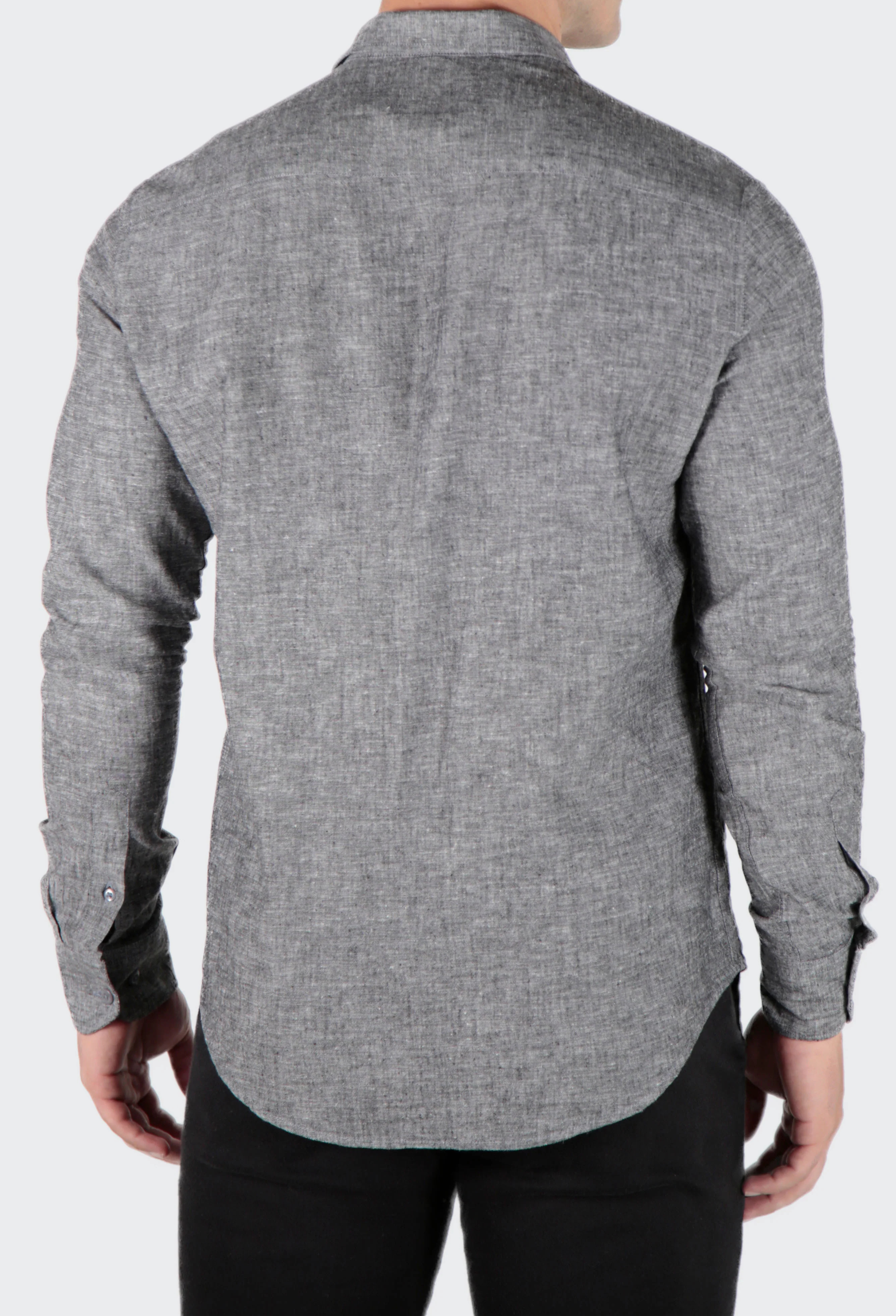 Camisa Manga Longa AS Clube Linho Slim Fit