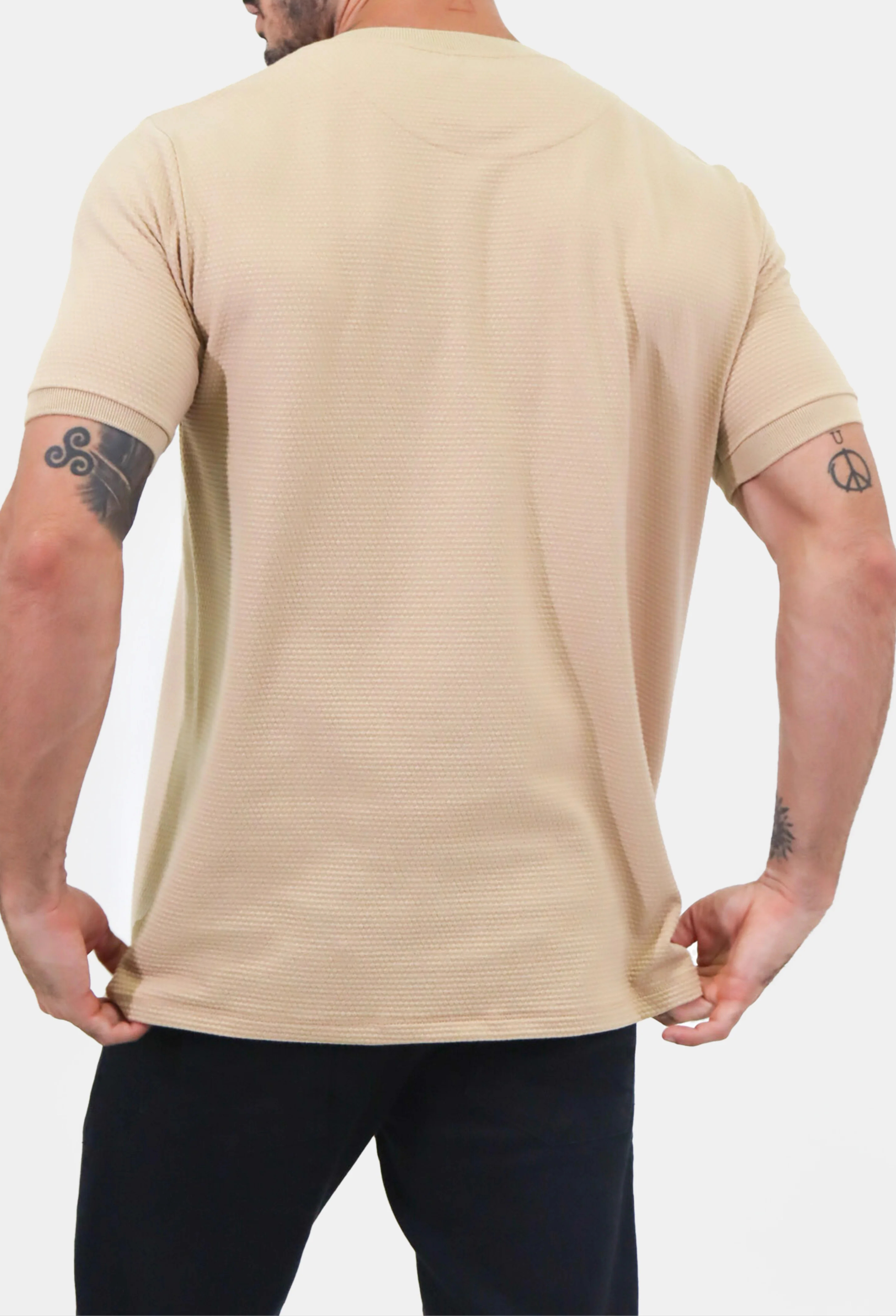 Camiseta AS Clube Estruturada Textura
