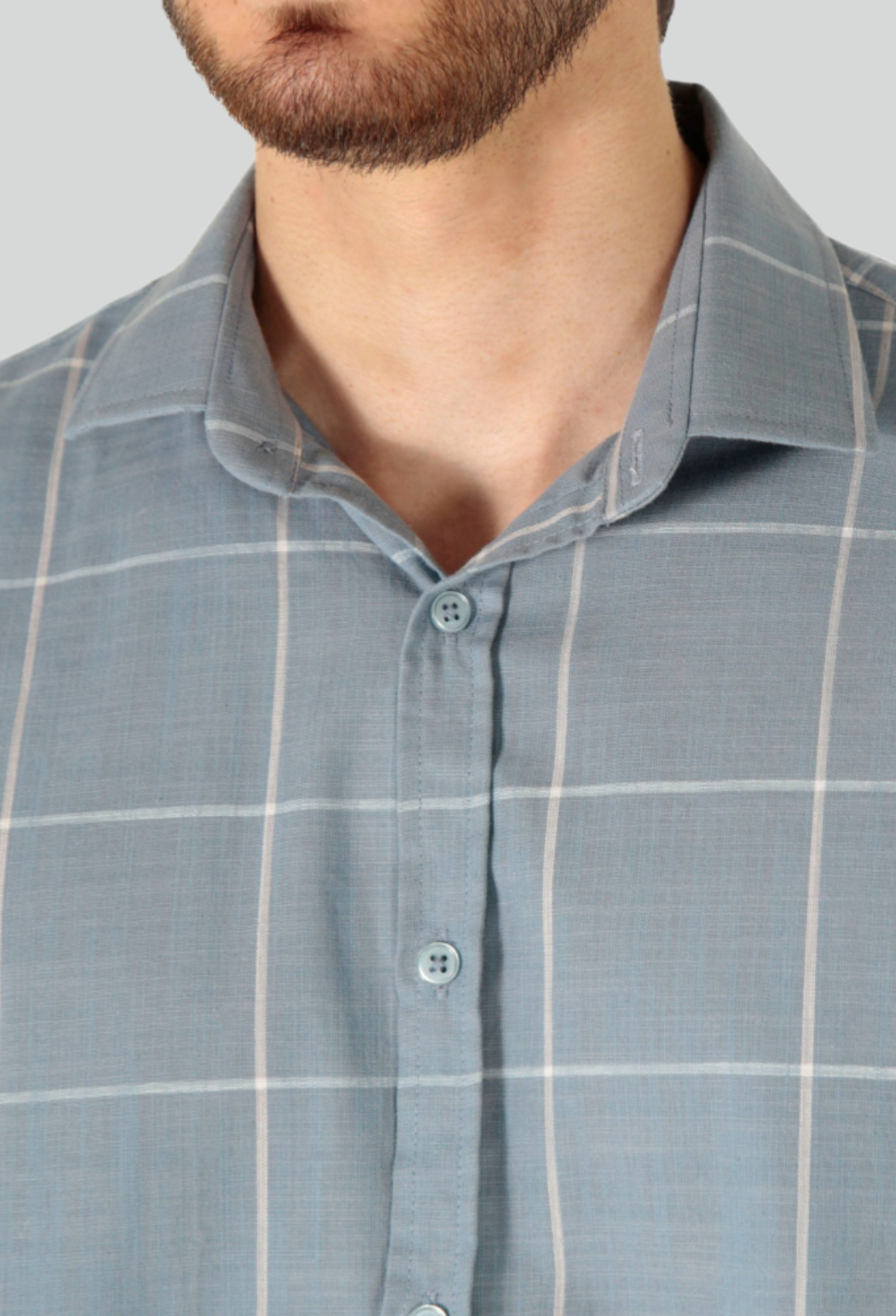 Camisa Social ÁS Clube Manga Longa Maxi Xadrez