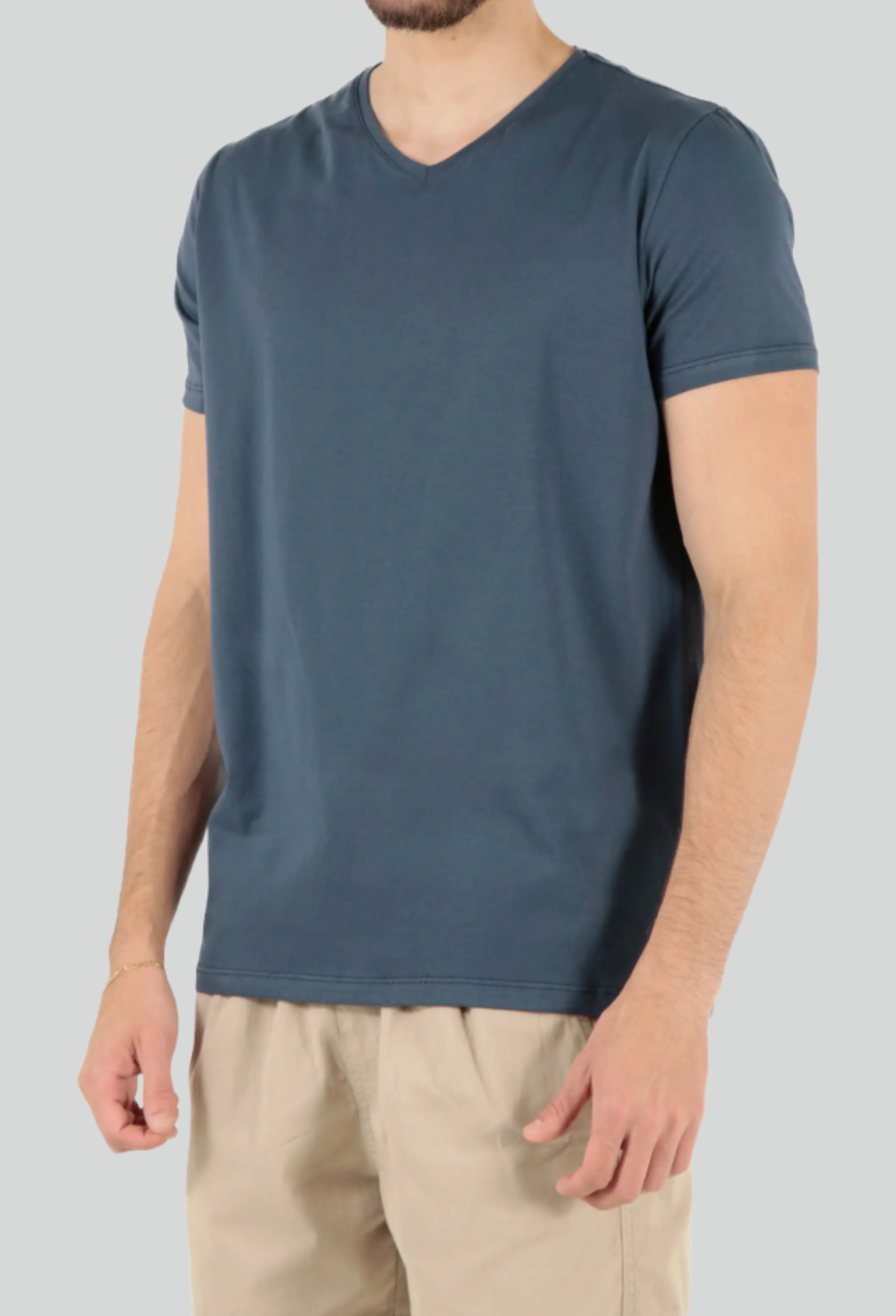 Camiseta Premium Algodão Egípcio Gola V ÁS Clube