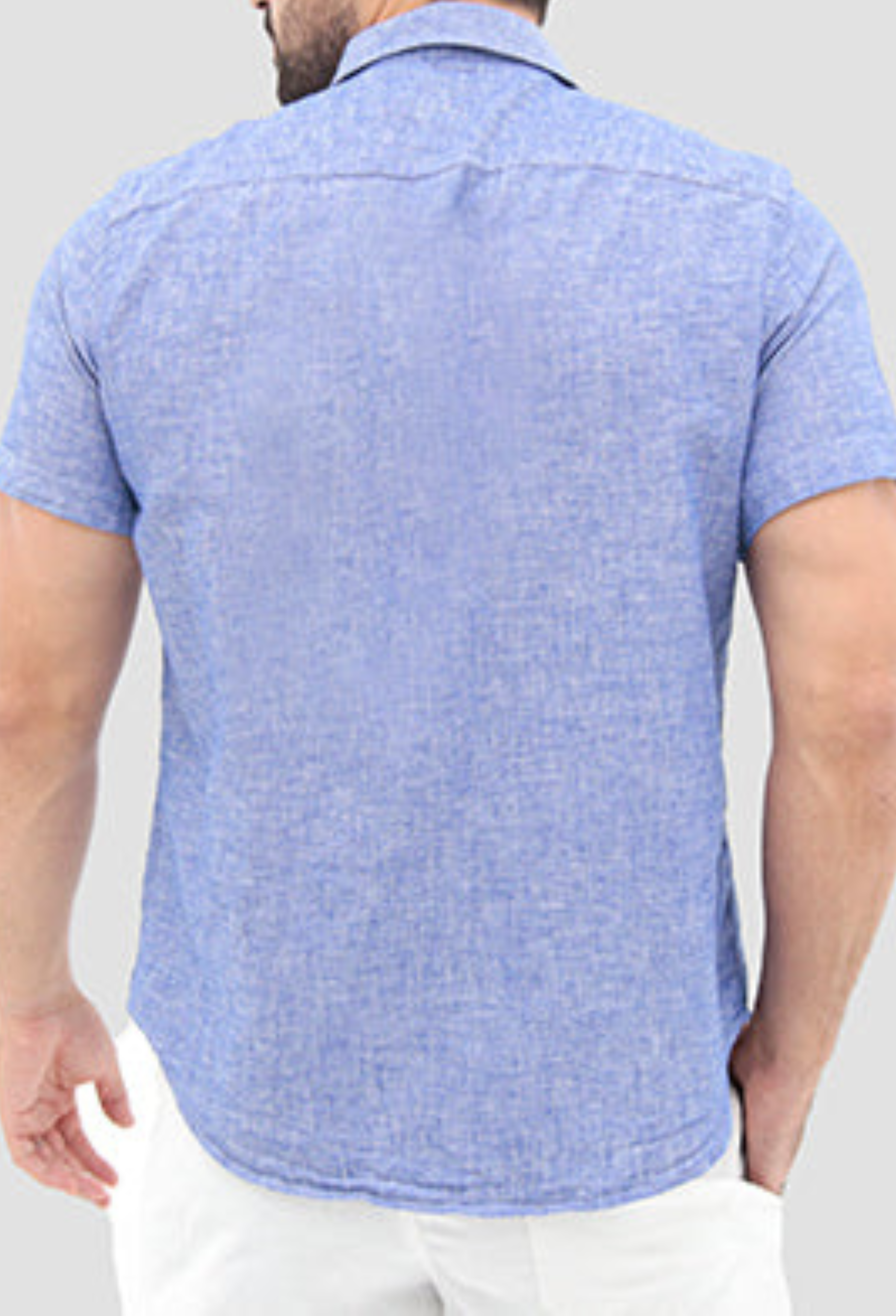 Camisa Manga Curta ÁS Clube Slim Fit Linho