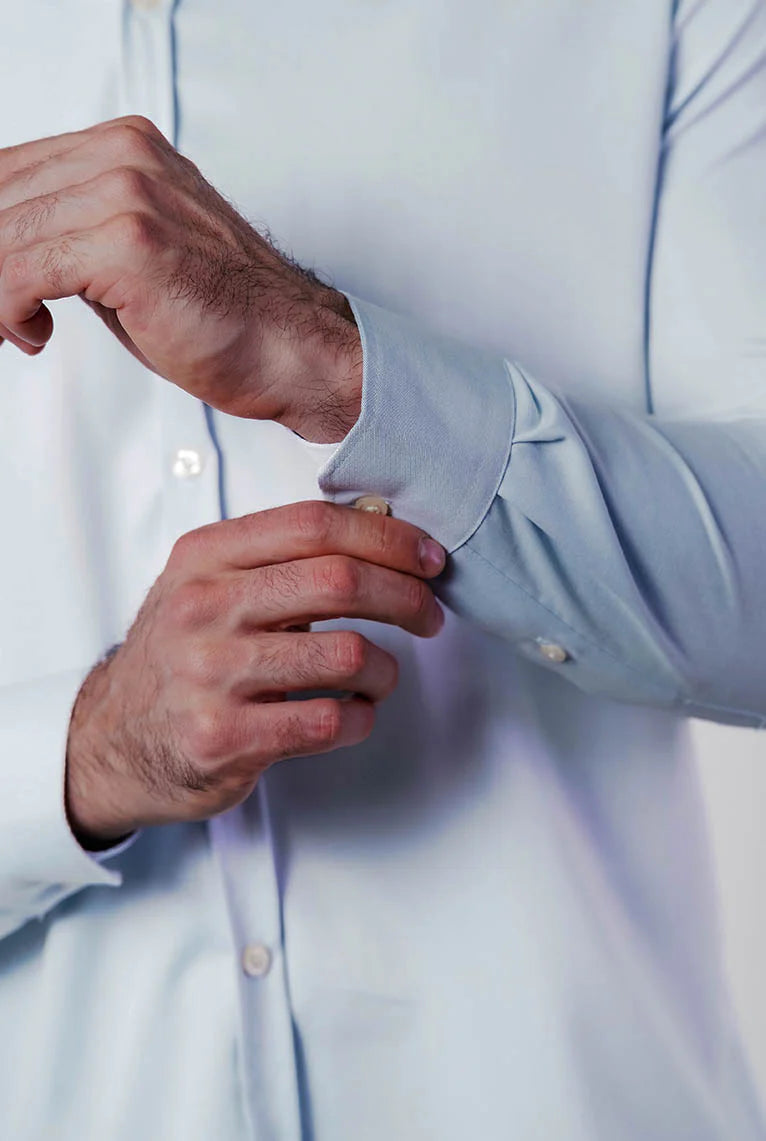 Camisa Manga Longa Slim Fit Oxford Modal Button Down