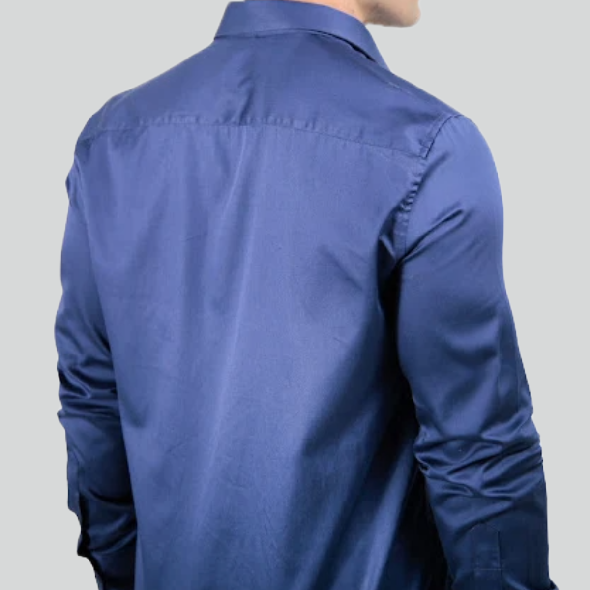 Camisa Manga Longa Slim Fit Algodão Egípcio Fio 80 AS Clube