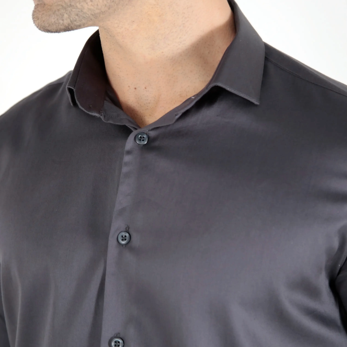 Camisa Manga Longa Slim Fit Algodão Egípcio Fio 80 AS Clube