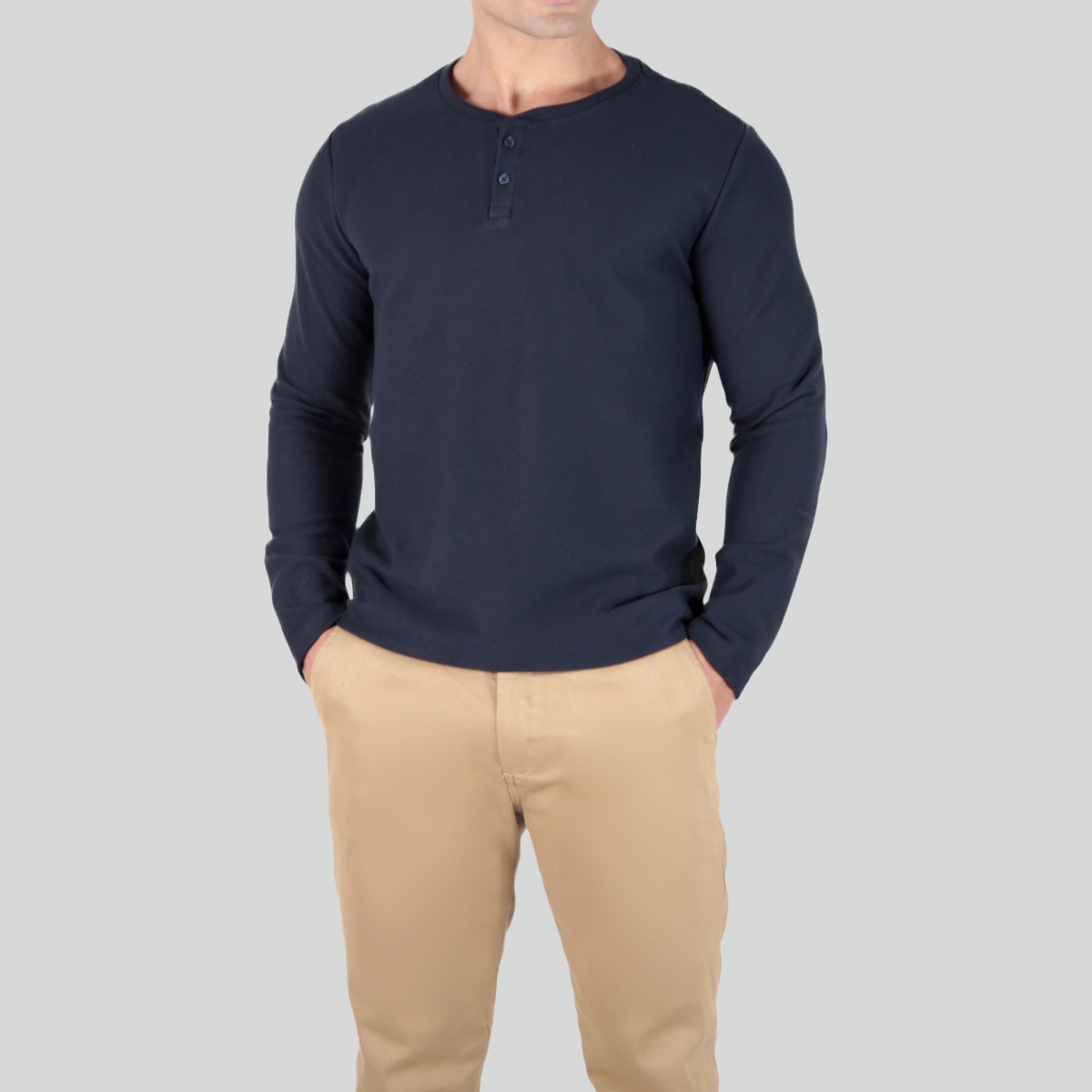 Casaco AS Clube Henley Textura