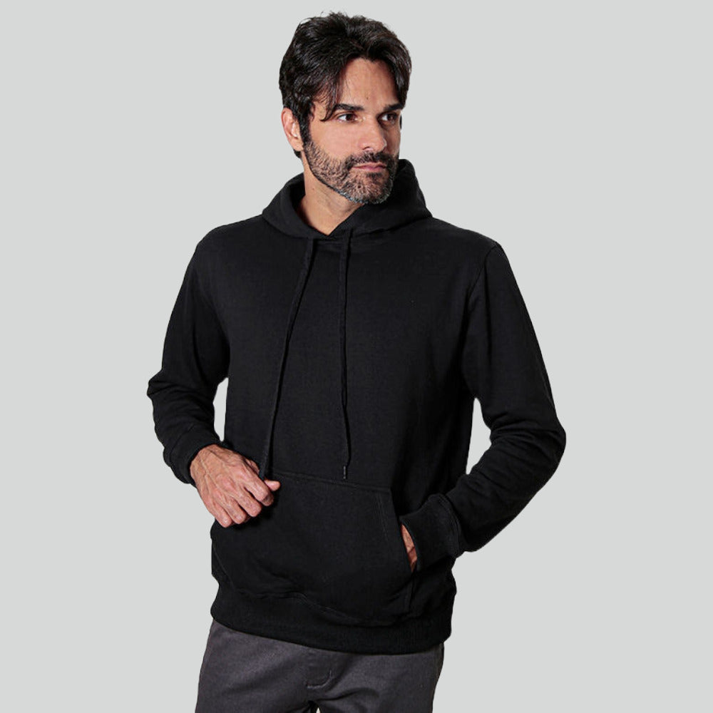 Moletom Hoddie Canguru Liso Felpado 2 Cabos AS Clube