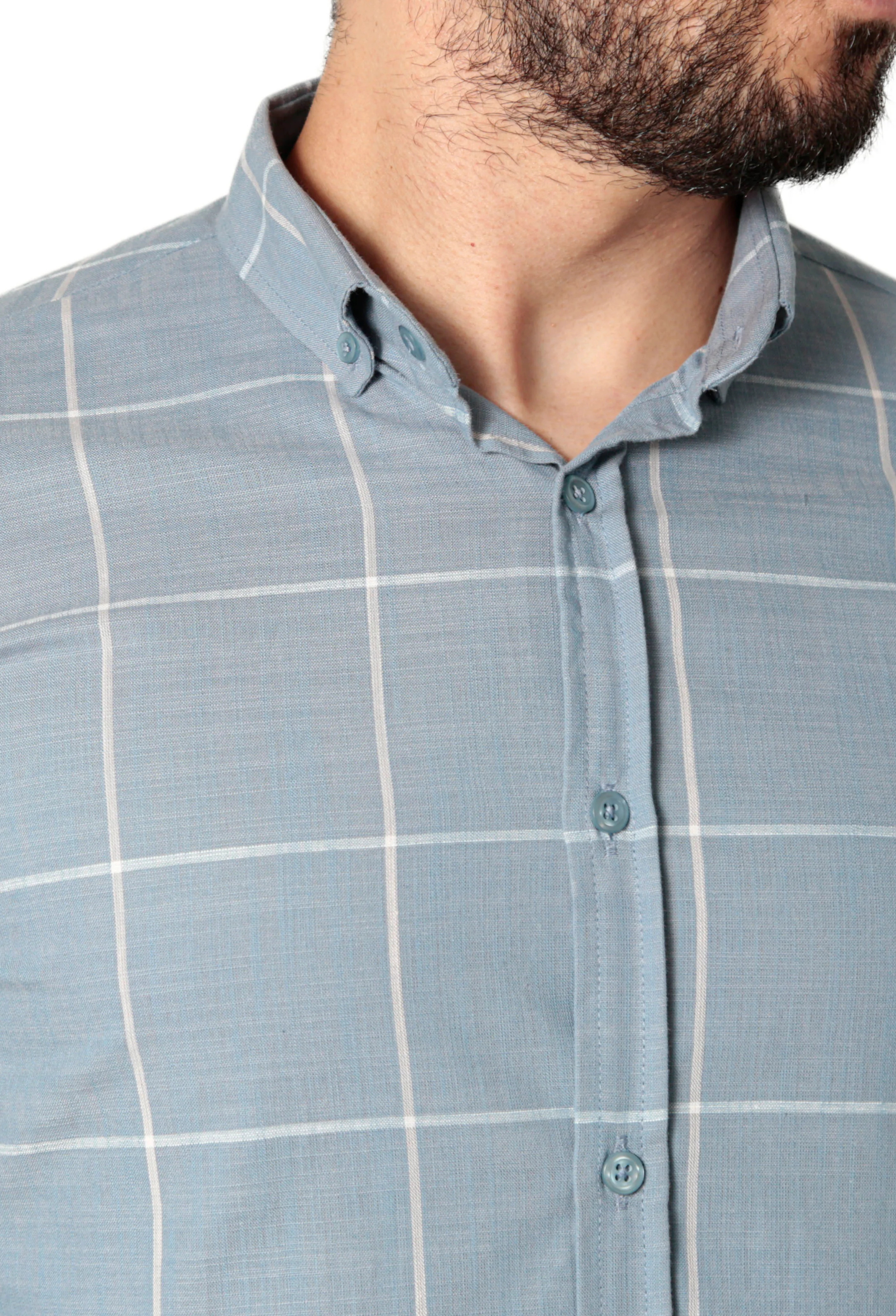 Camisa Social ÁS Clube Manga Longa Maxi Xadrez