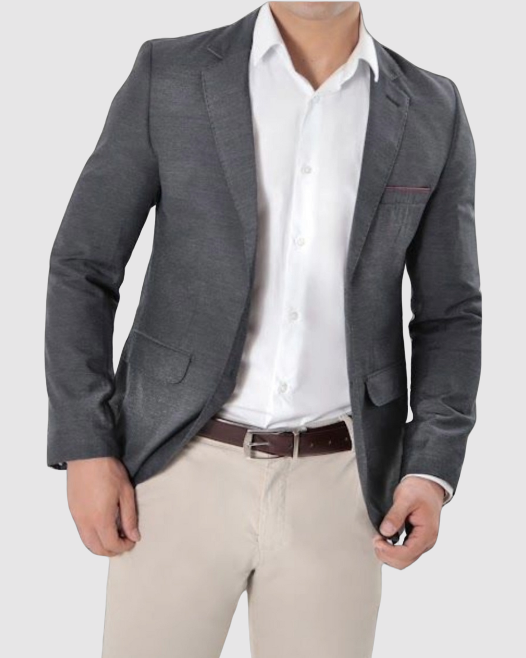Blazer Slim Poliviscose ÁS Clube Preto