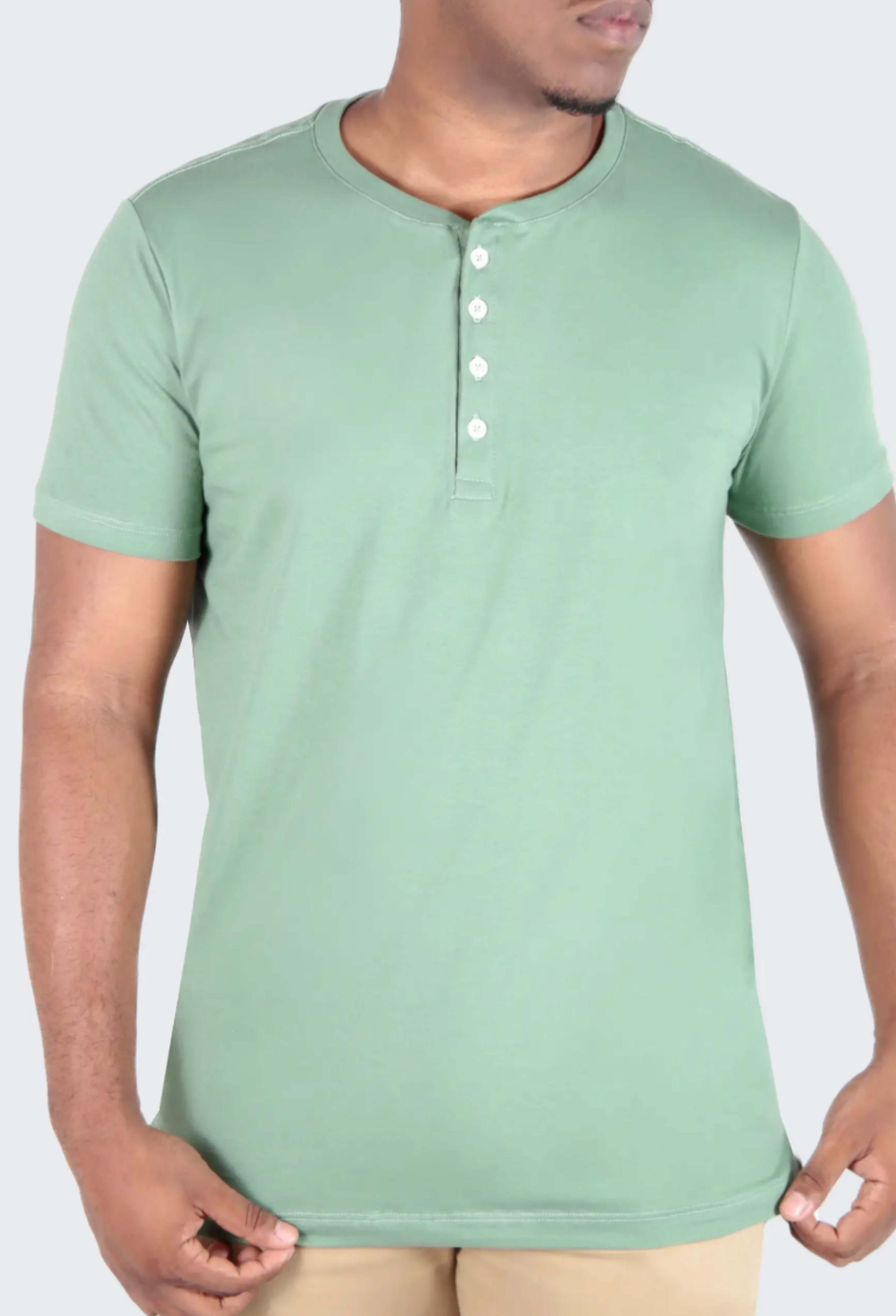Camiseta Henley Egípcio Gola Padre ÀS Clube
