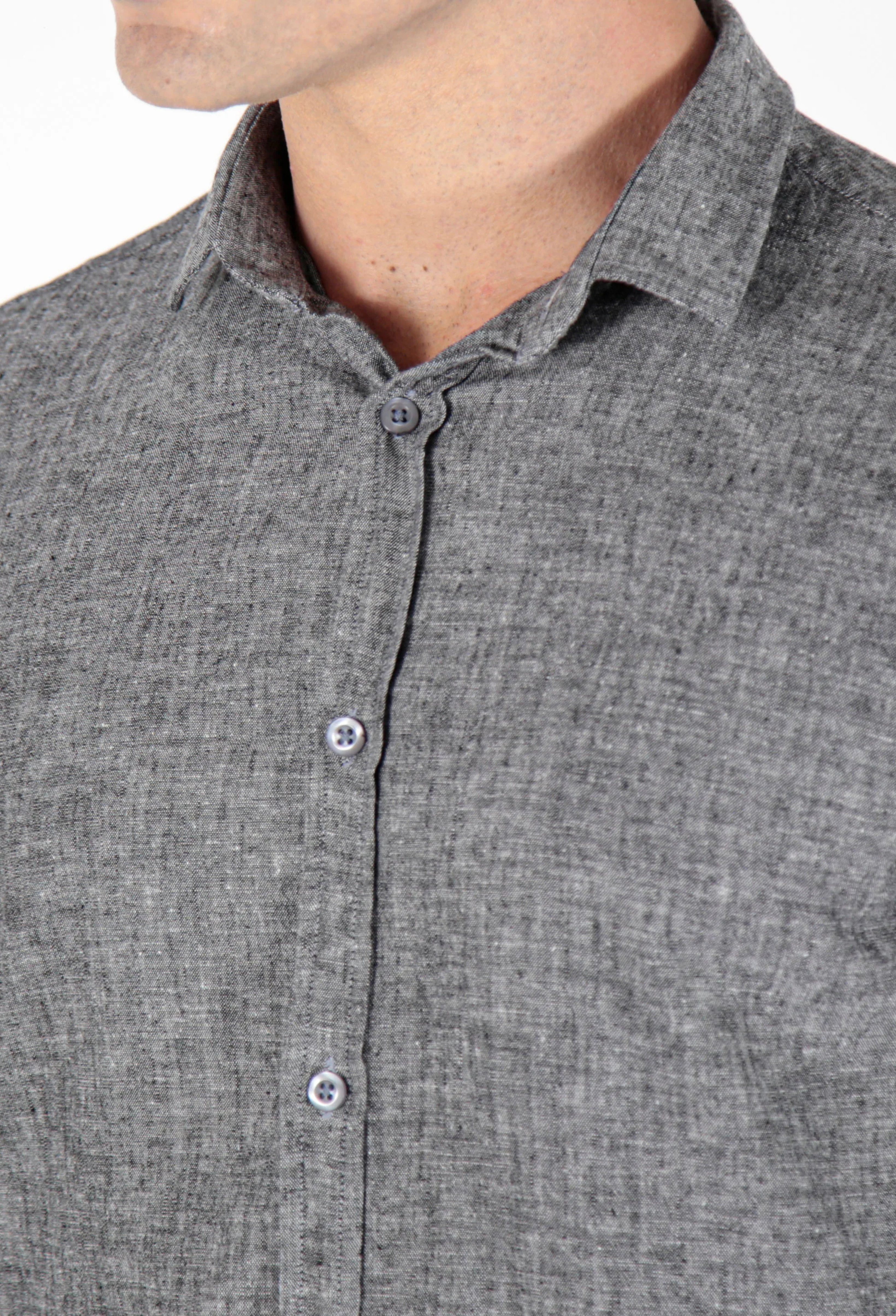 Camisa Manga Longa AS Clube Linho Slim Fit
