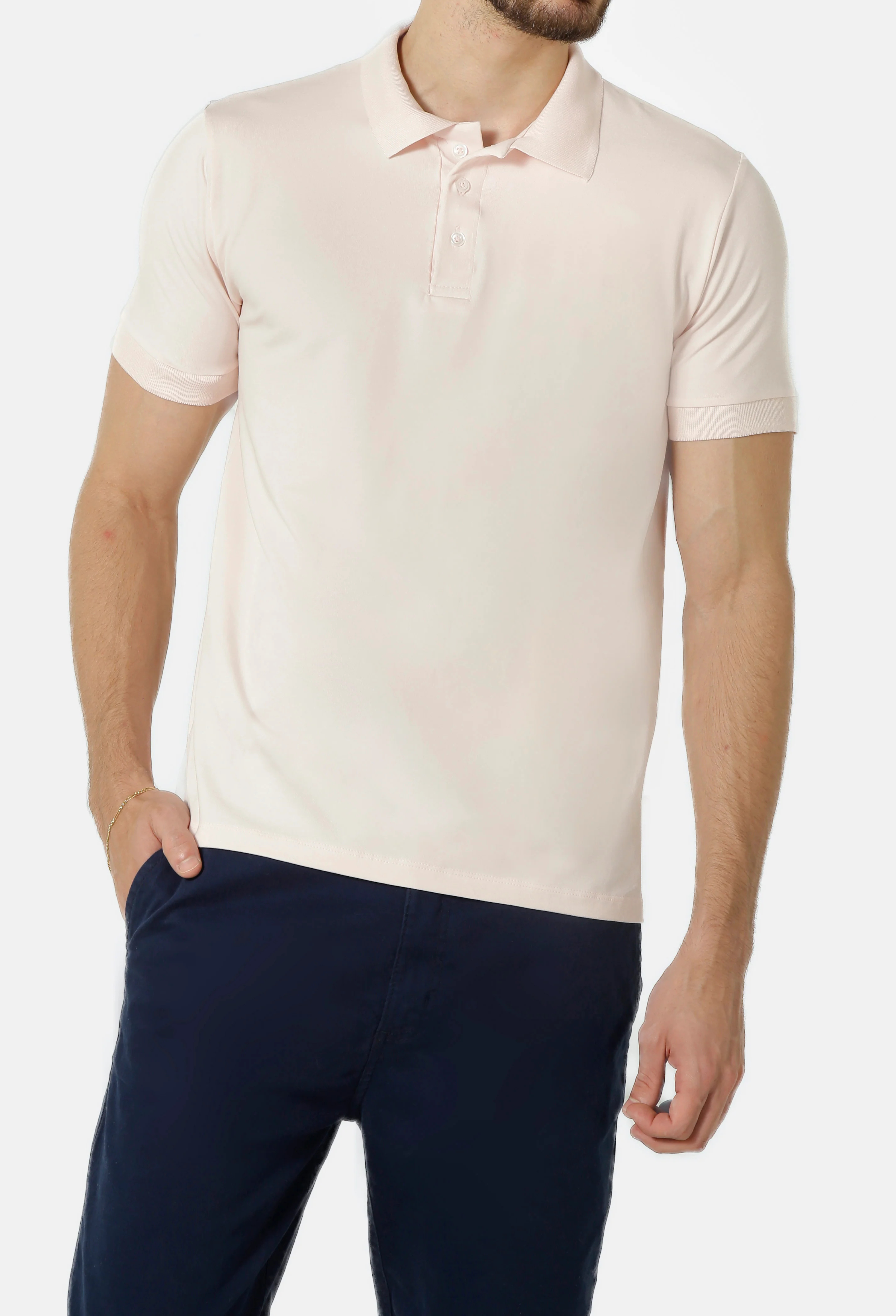 Polo Cotton Algodão Pima com Elastano Lisa ÁS Clube