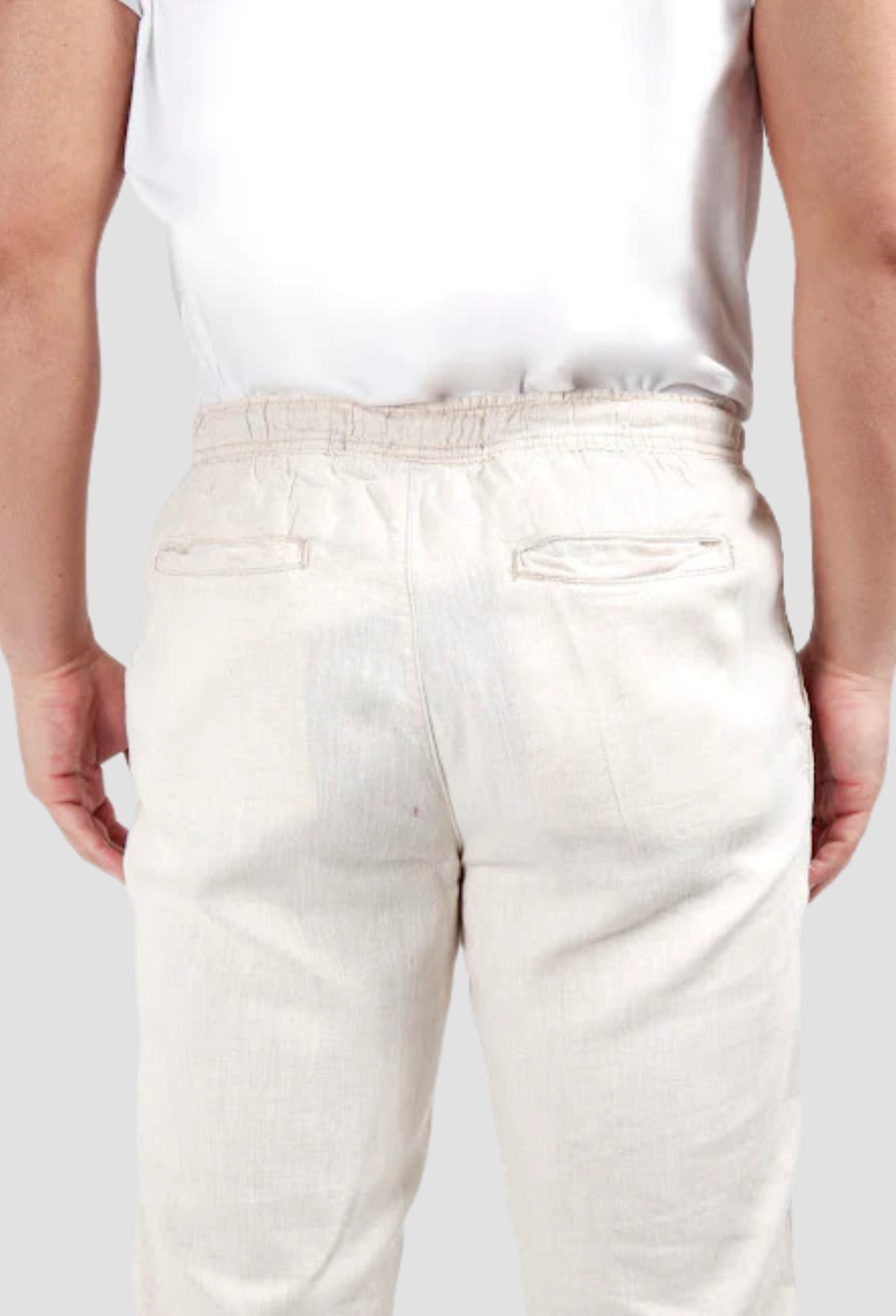 Calça Jogger Linho Palha ÁS Clube