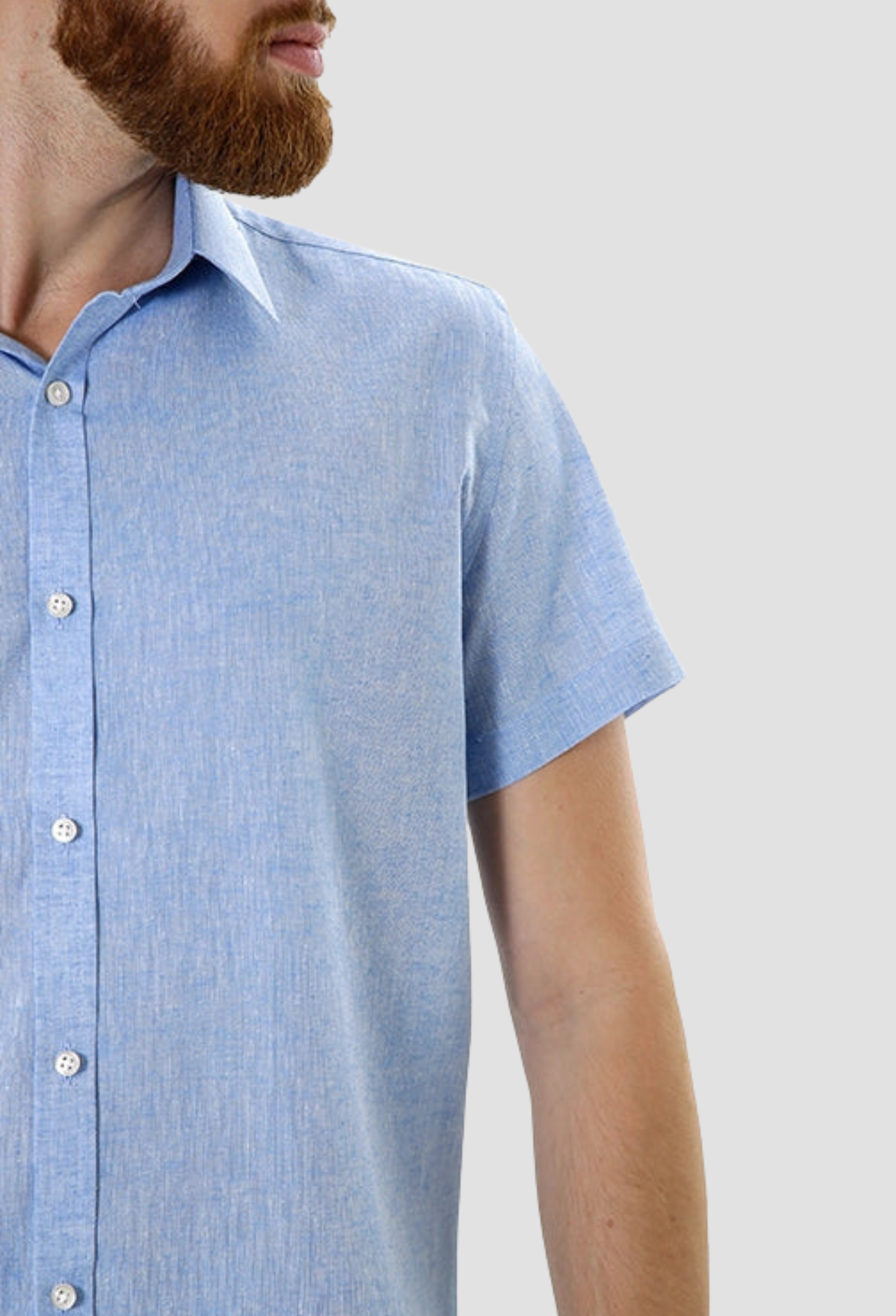 Camisa Manga Curta ÁS Clube Slim Fit Linho
