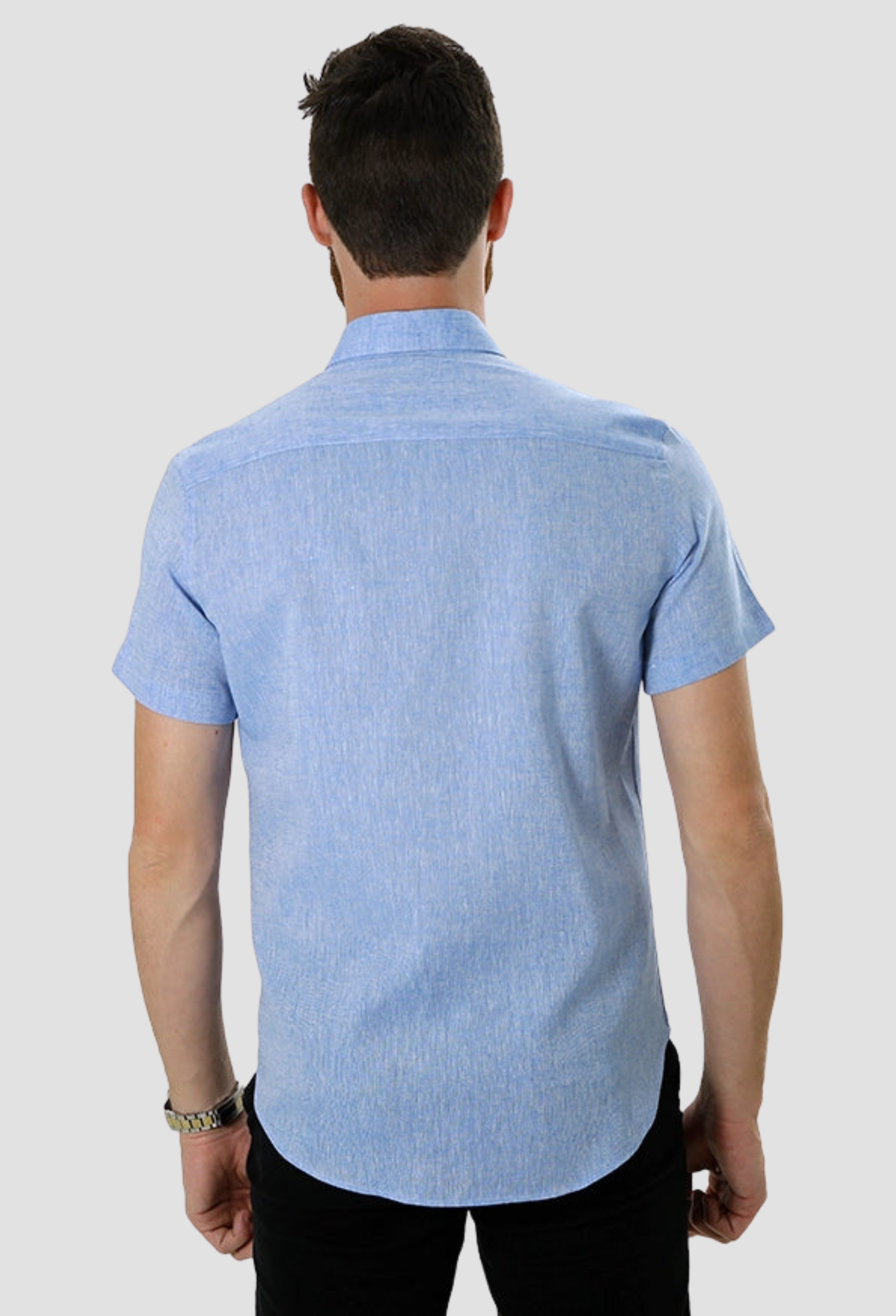 Camisa Manga Curta ÁS Clube Slim Fit Linho