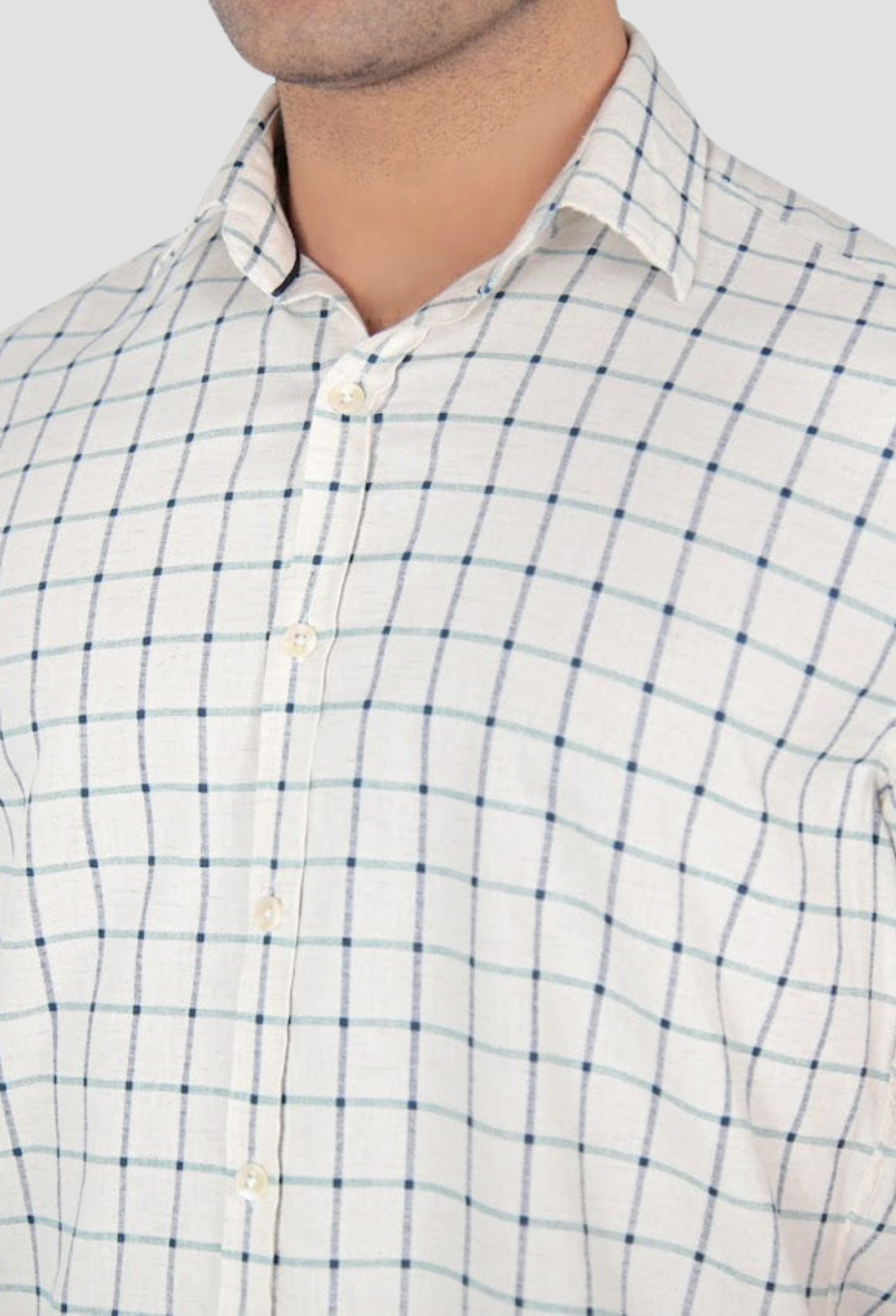 Camisa Manga Curta ÁS Clube Slim Fit Linho
