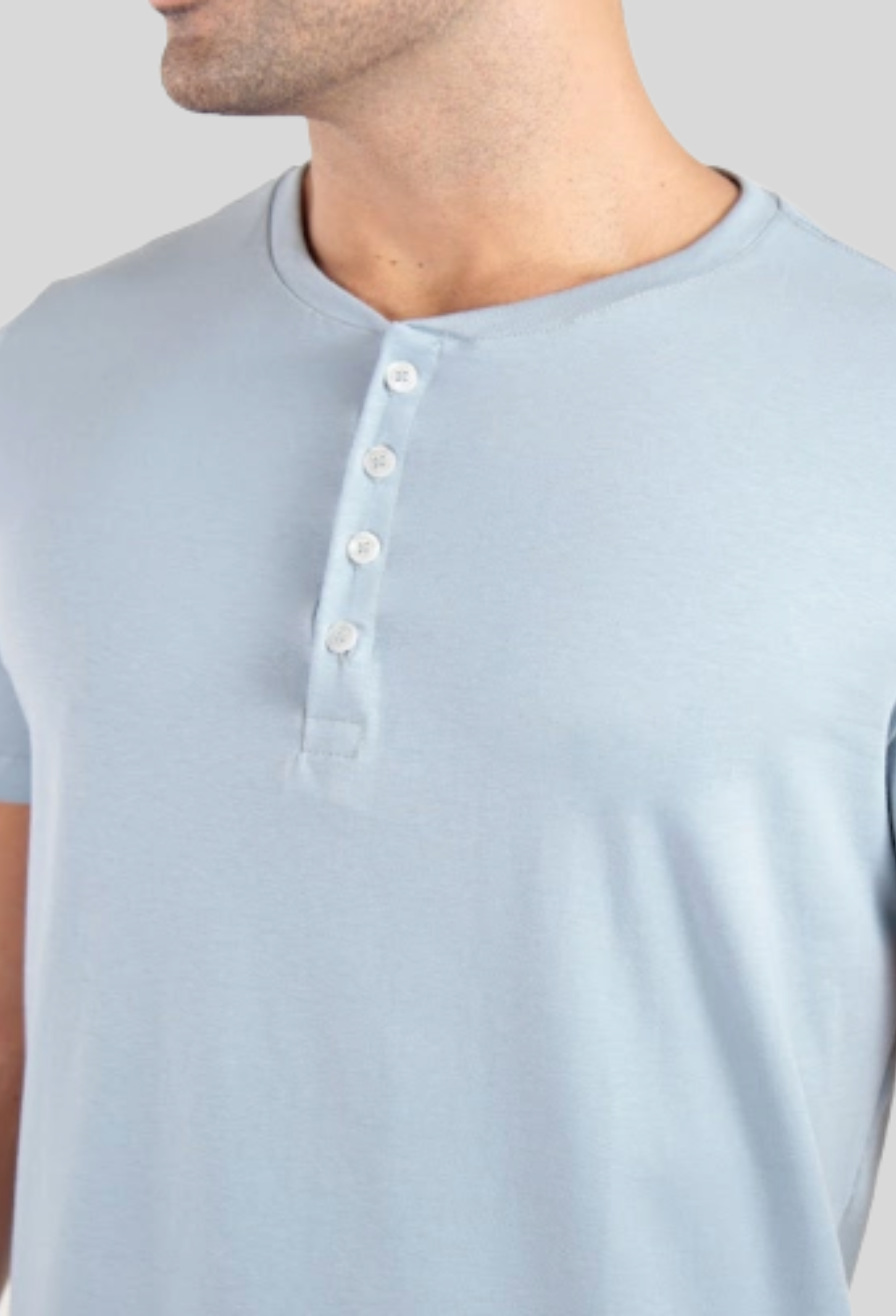 Camiseta Henley Egípcio Gola Padre ÀS Clube