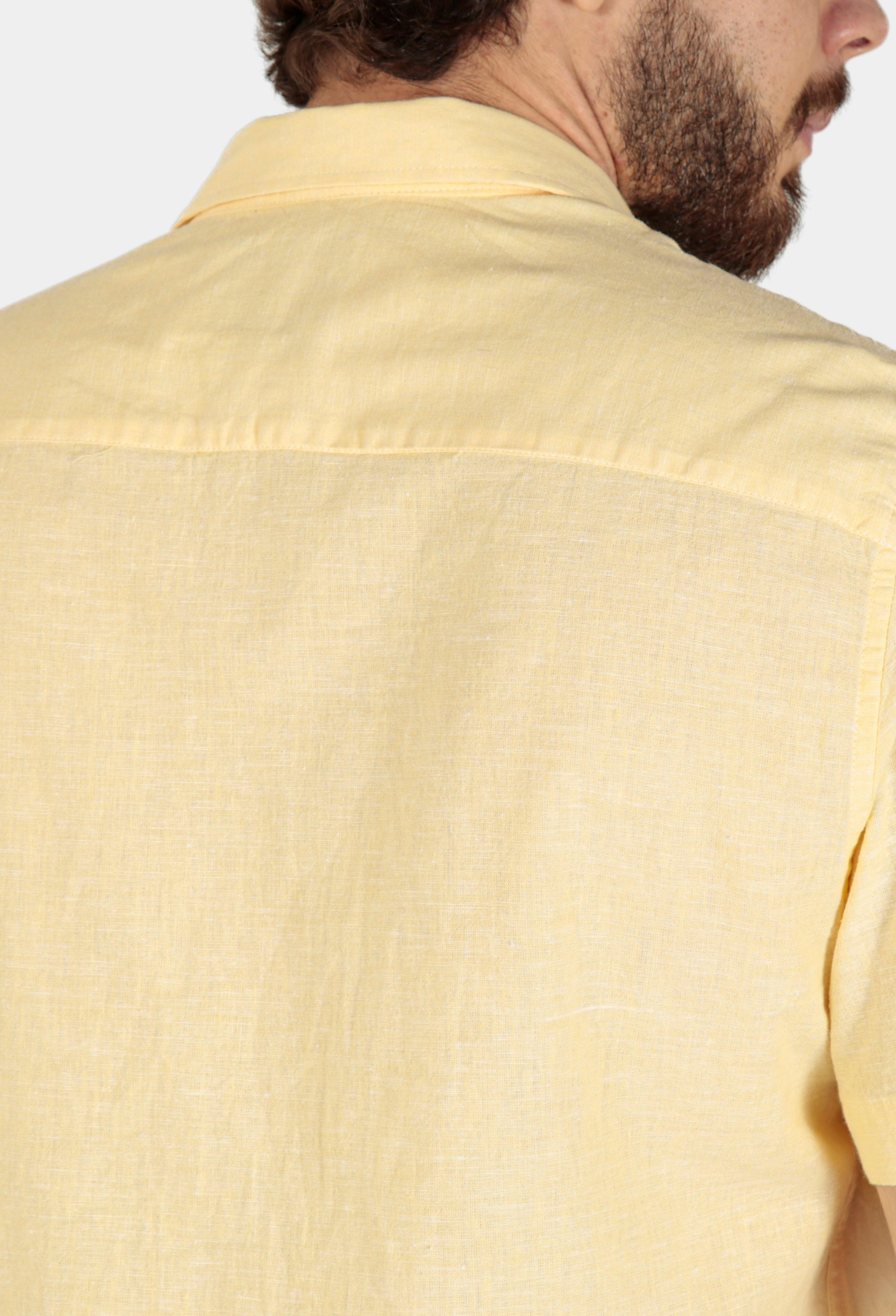 Camisa Manga Curta ÁS Clube Slim Fit Linho