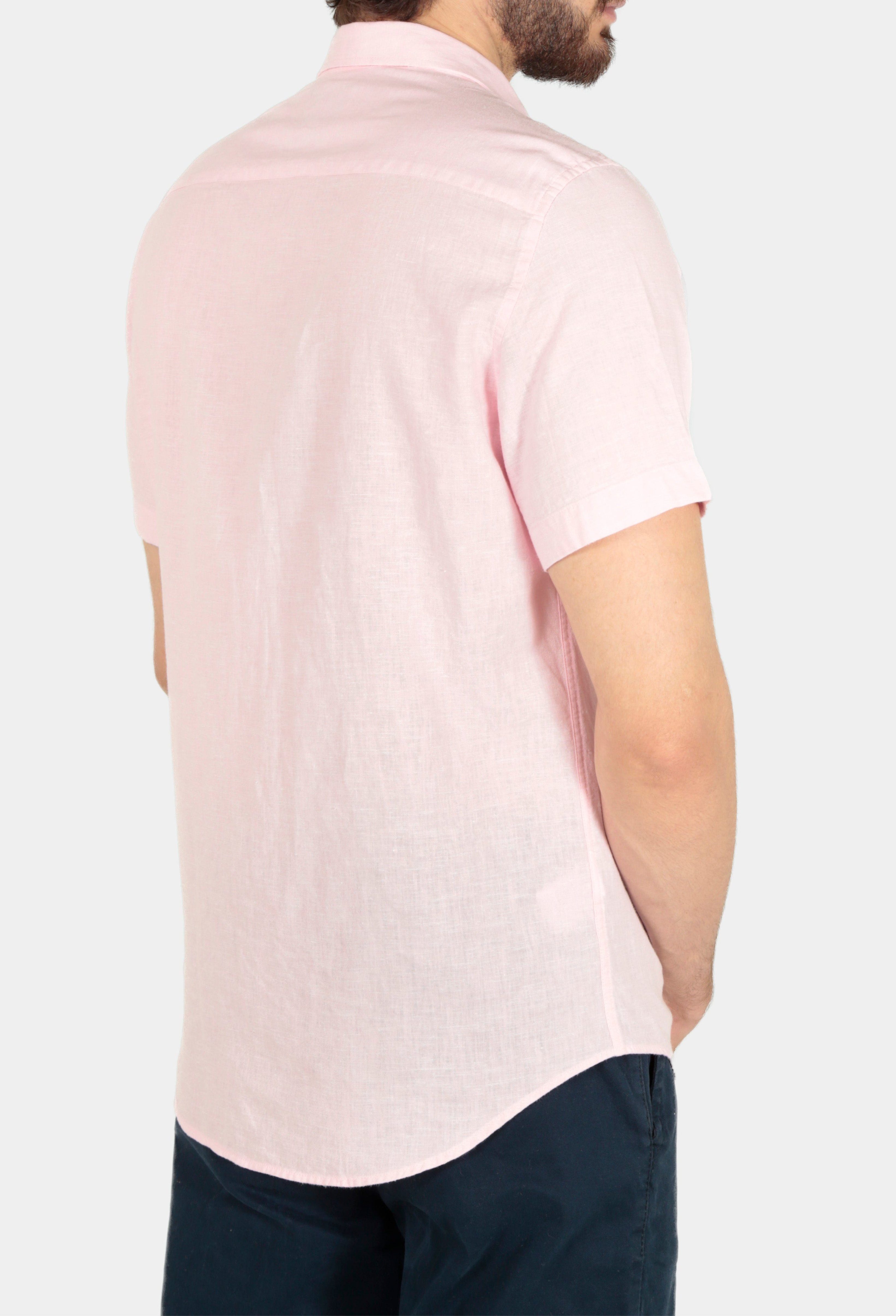 Camisa Manga Curta ÁS Clube Slim Fit Linho