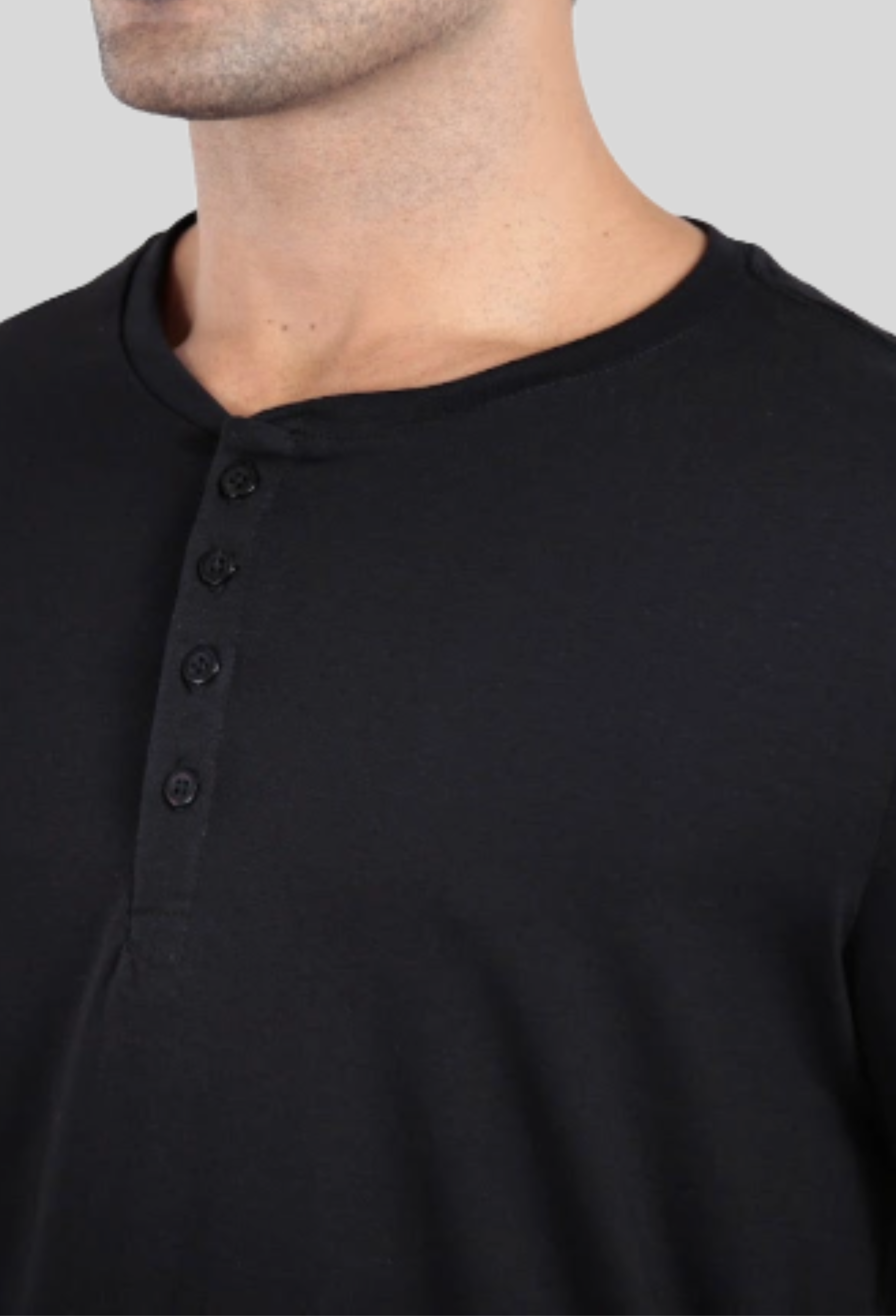 Camiseta Henley Egípcio Gola Padre ÀS Clube