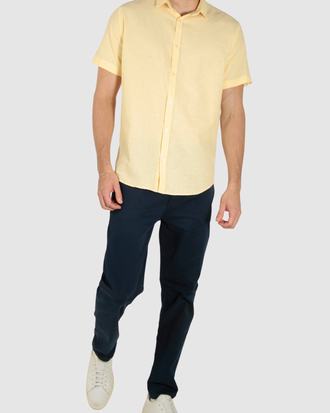 Camisa Manga Curta ÁS Clube Slim Fit Linho