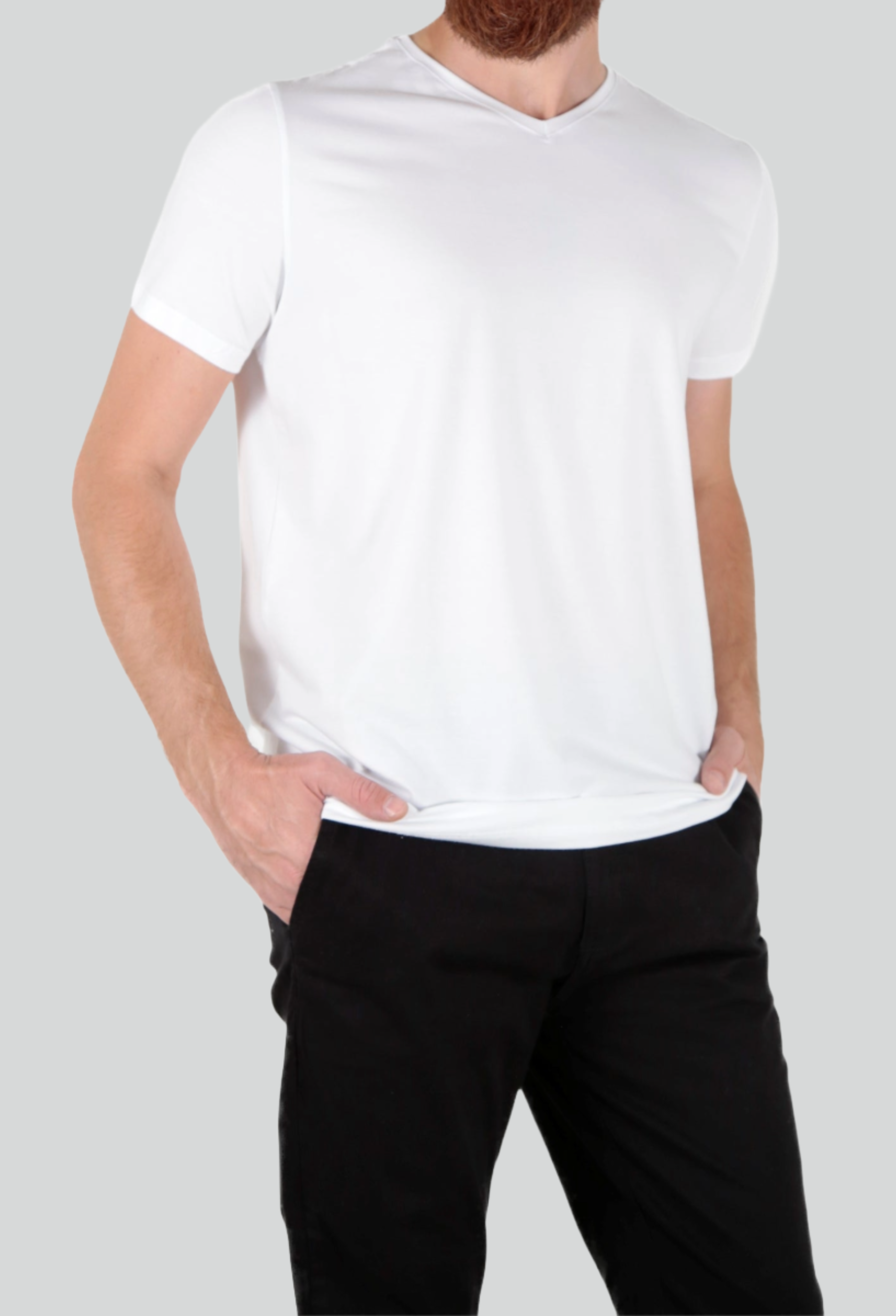 Camiseta Premium Algodão Egípcio Gola V ÁS Clube