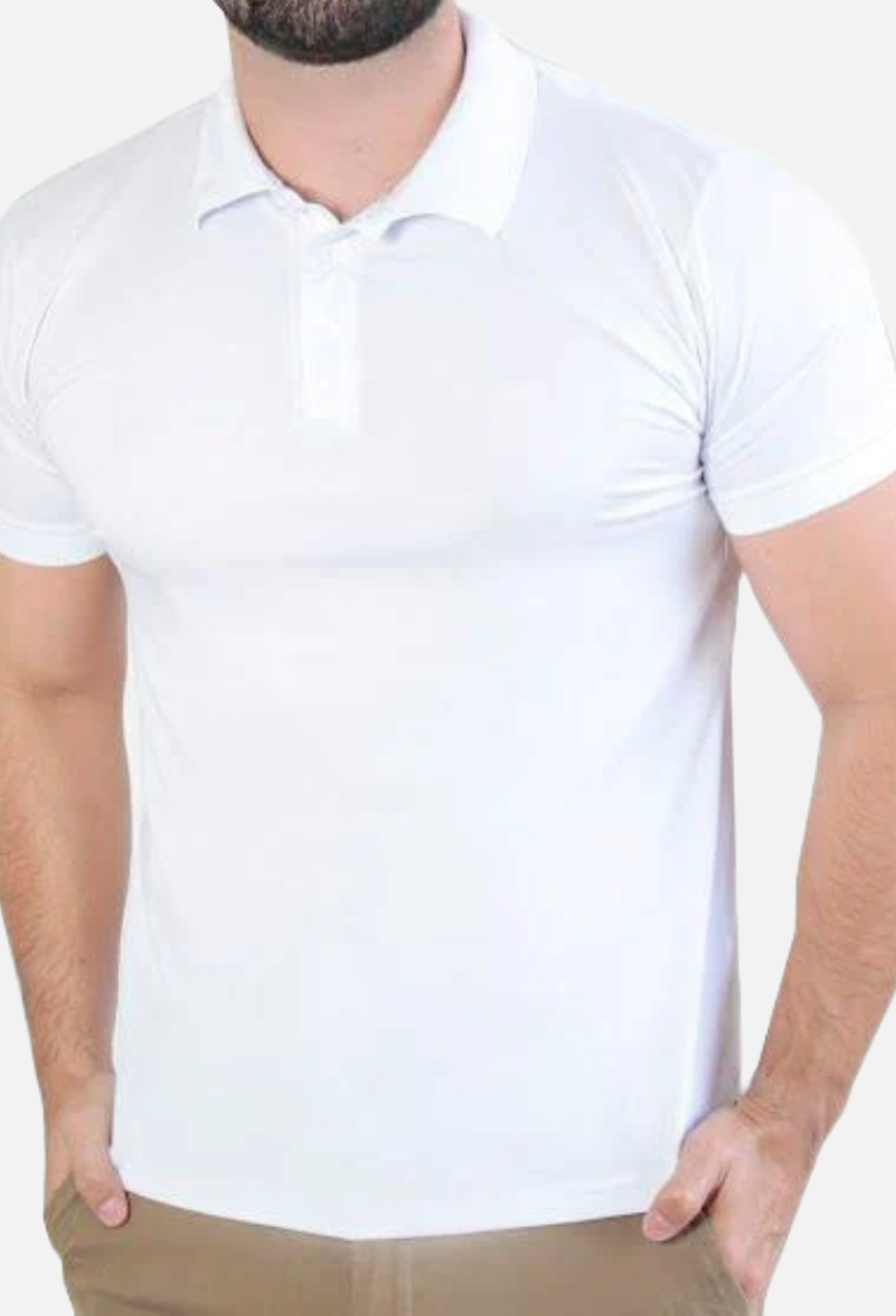 Polo Cotton Algodão Pima com Elastano Lisa ÁS Clube