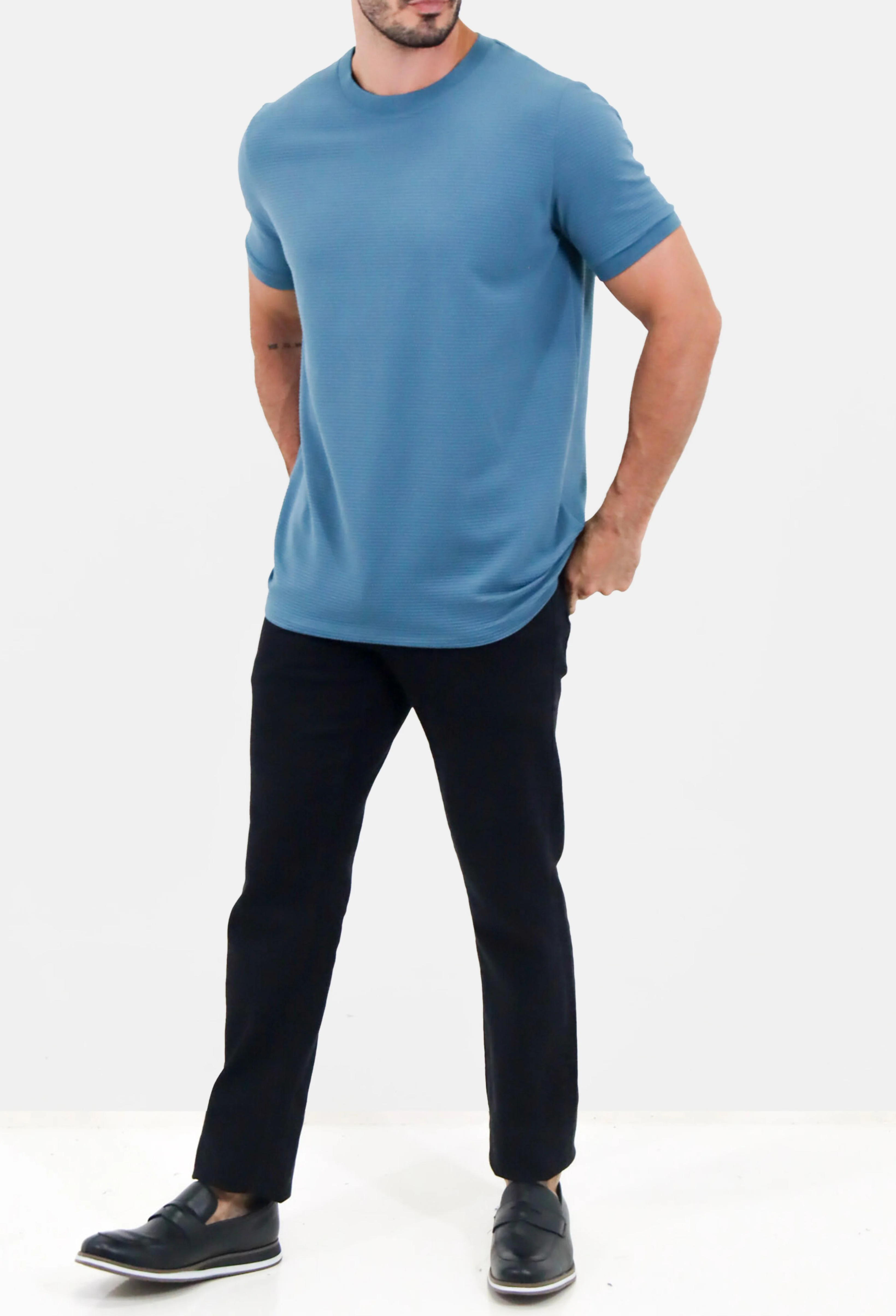 Camiseta AS Clube Estruturada Textura