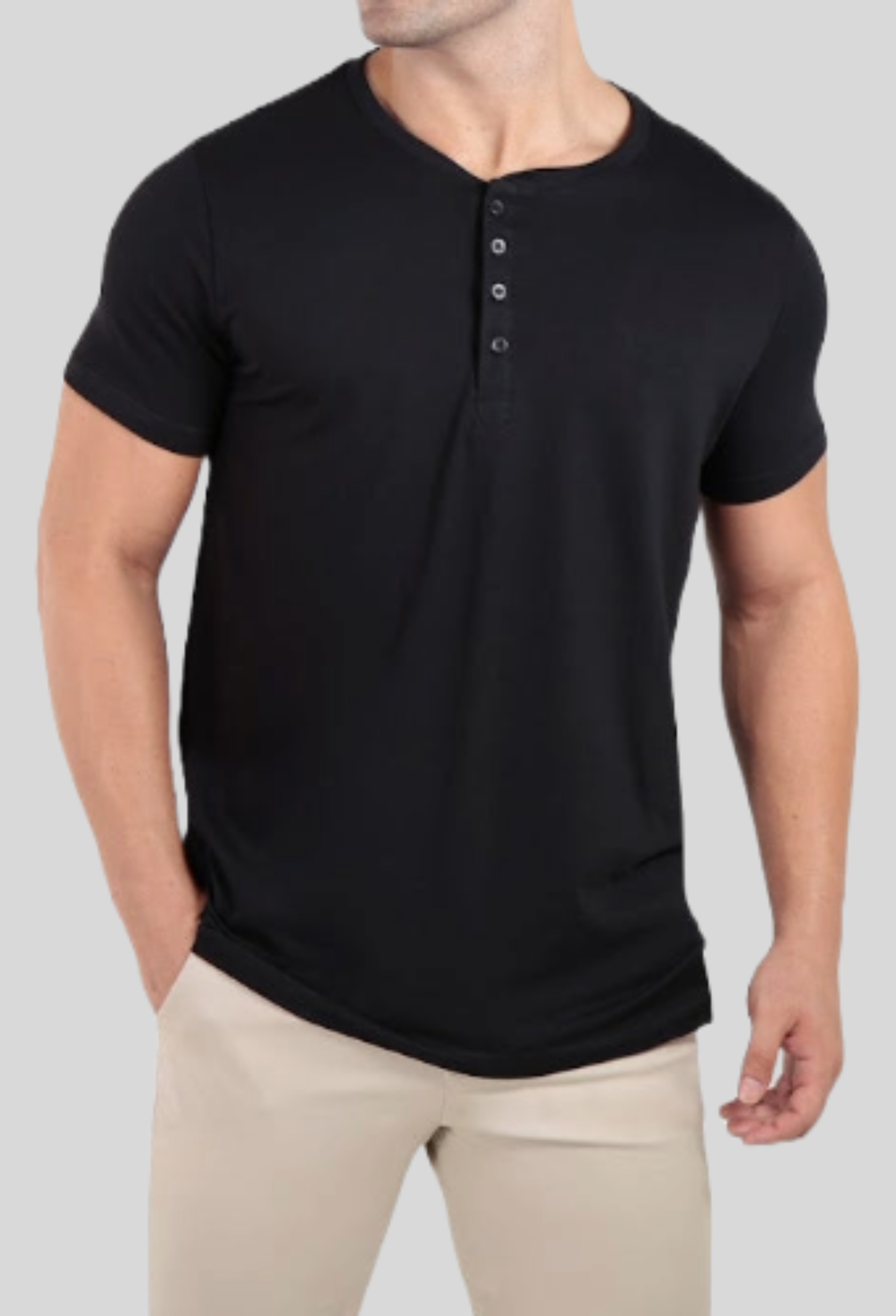 Camiseta Henley Egípcio Gola Padre ÀS Clube