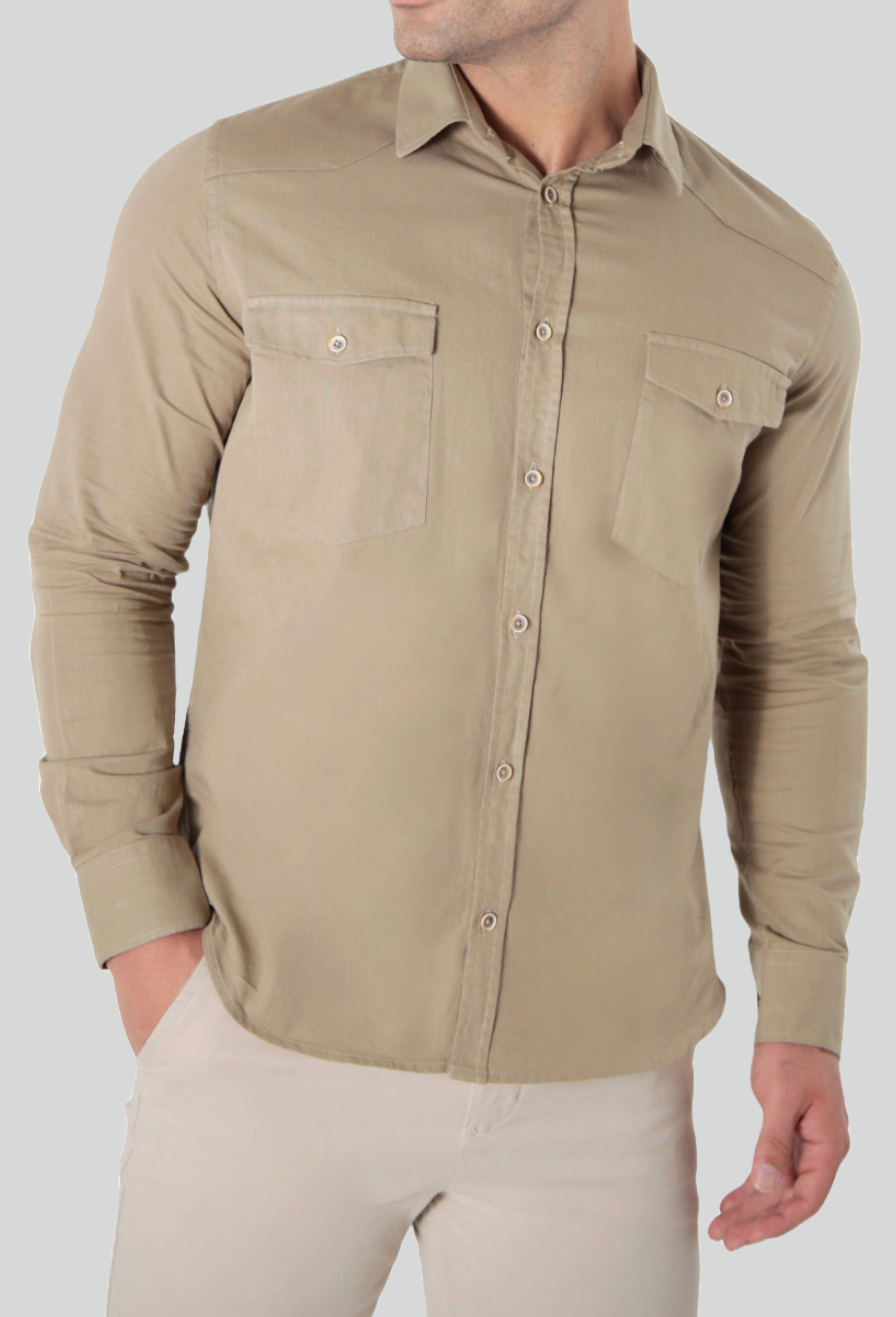 Camisa ÁS Clube Manga Longa Slim Fit Sarja