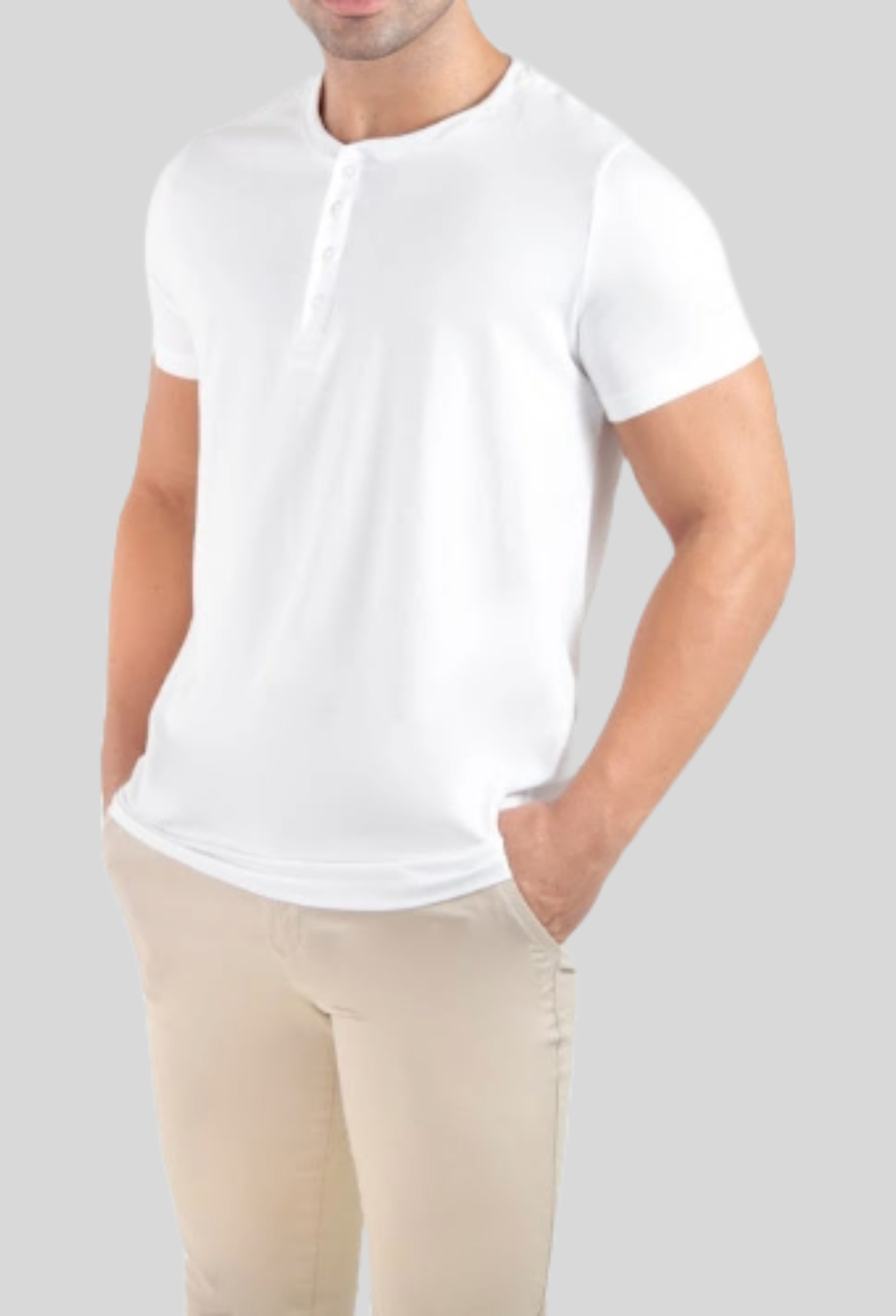 Camiseta Henley Egípcio Gola Padre ÀS Clube