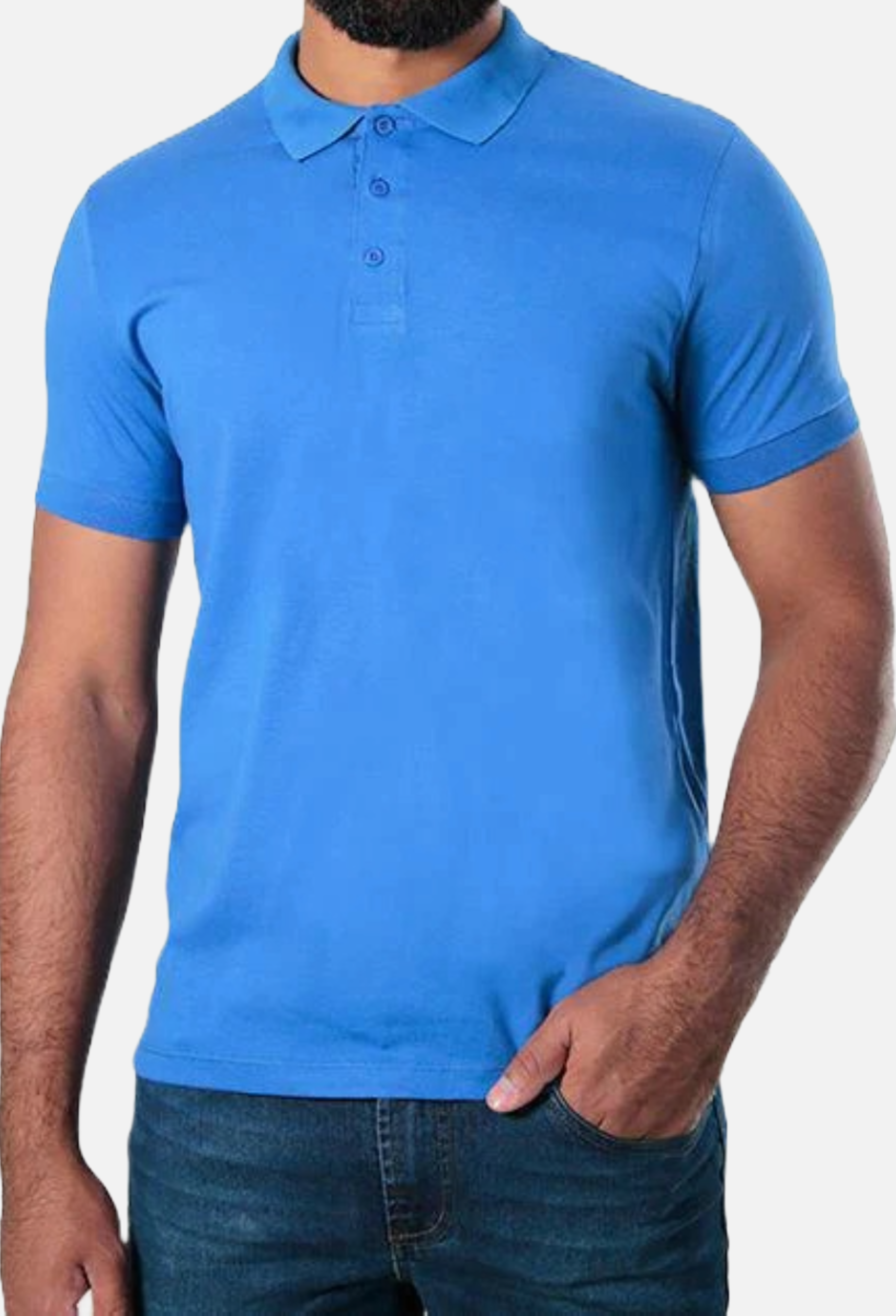 Polo Cotton Algodão Pima com Elastano Lisa ÁS Clube