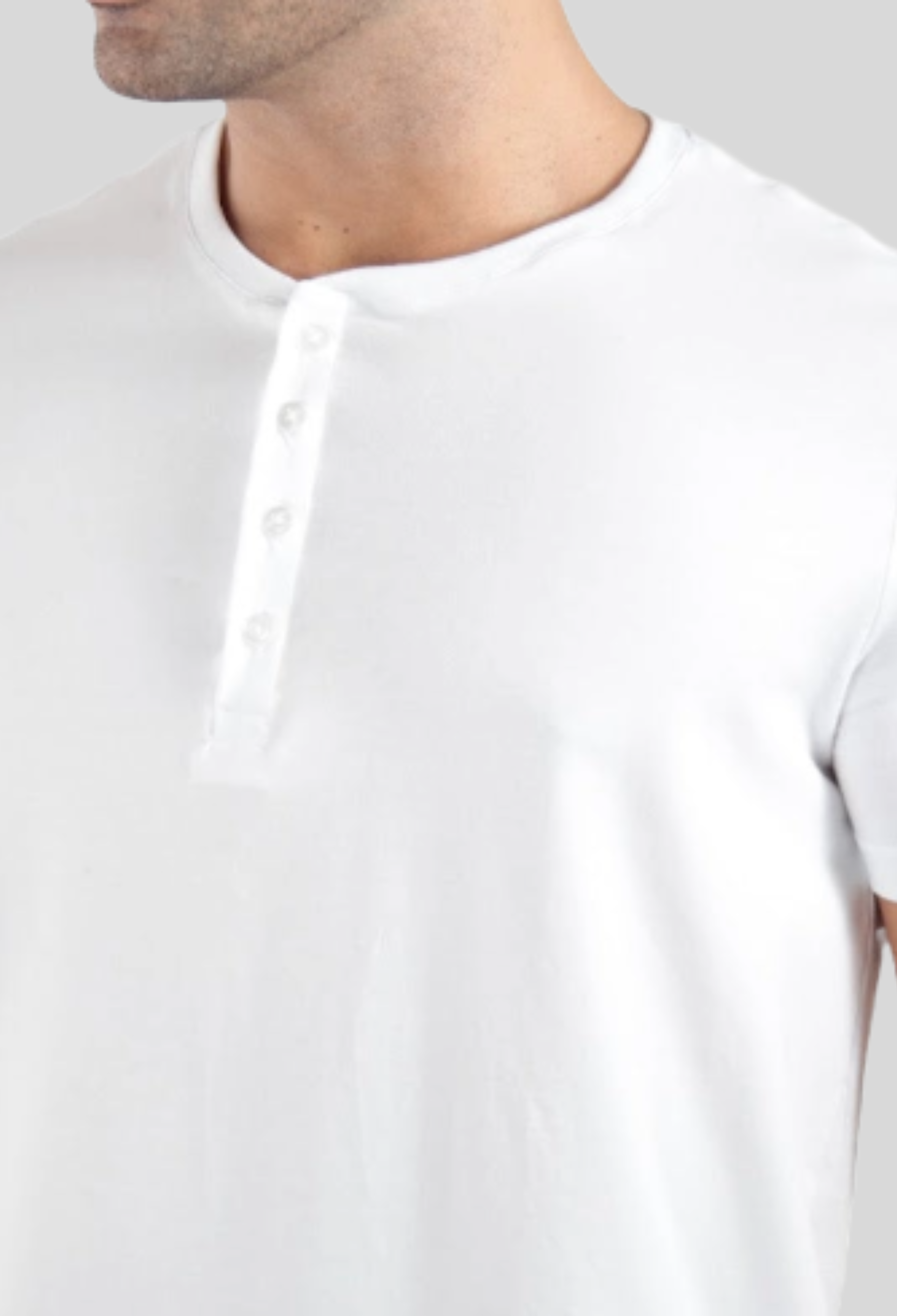 Camiseta Henley Egípcio Gola Padre ÀS Clube