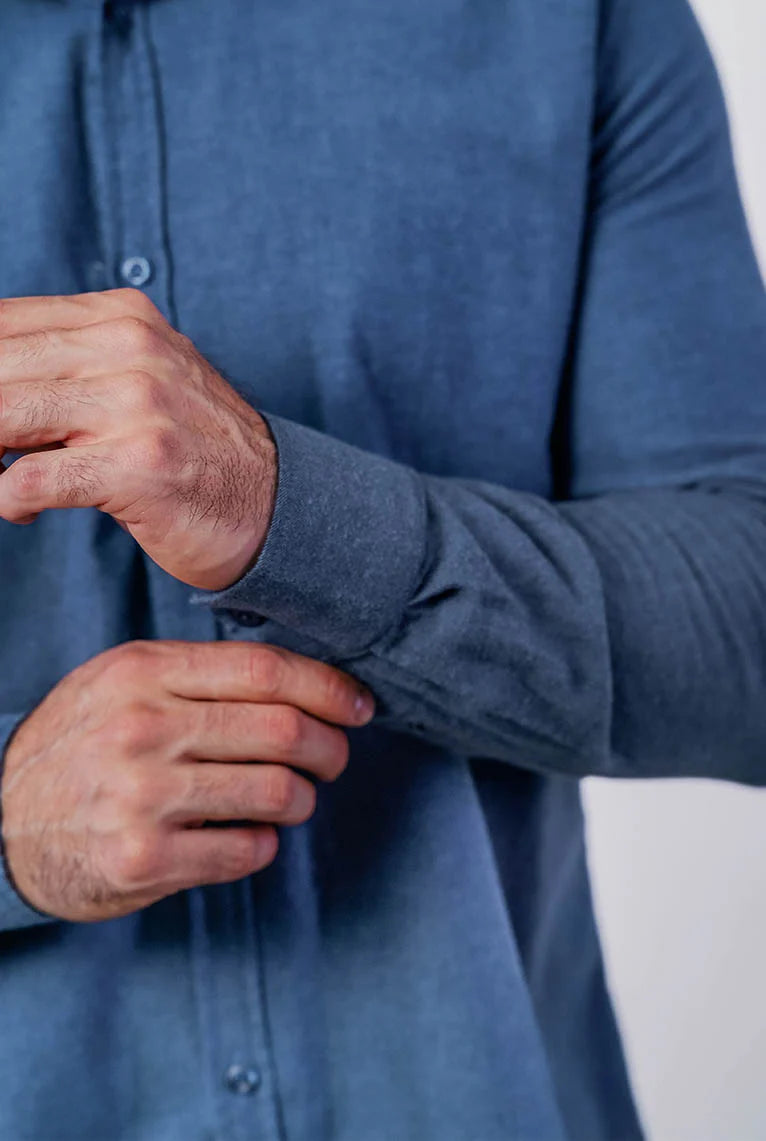 Camisa Flanela Manga Longa Slim Fit ÁS Clube