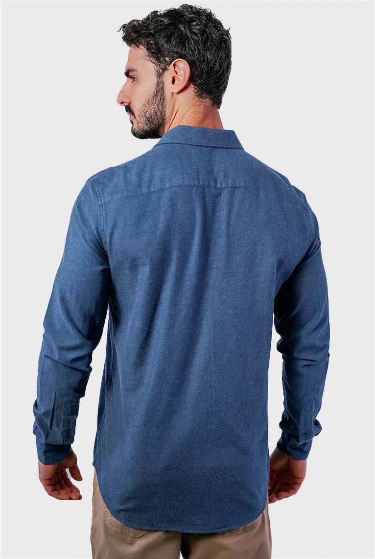 Camisa Flanela Manga Longa Slim Fit ÁS Clube