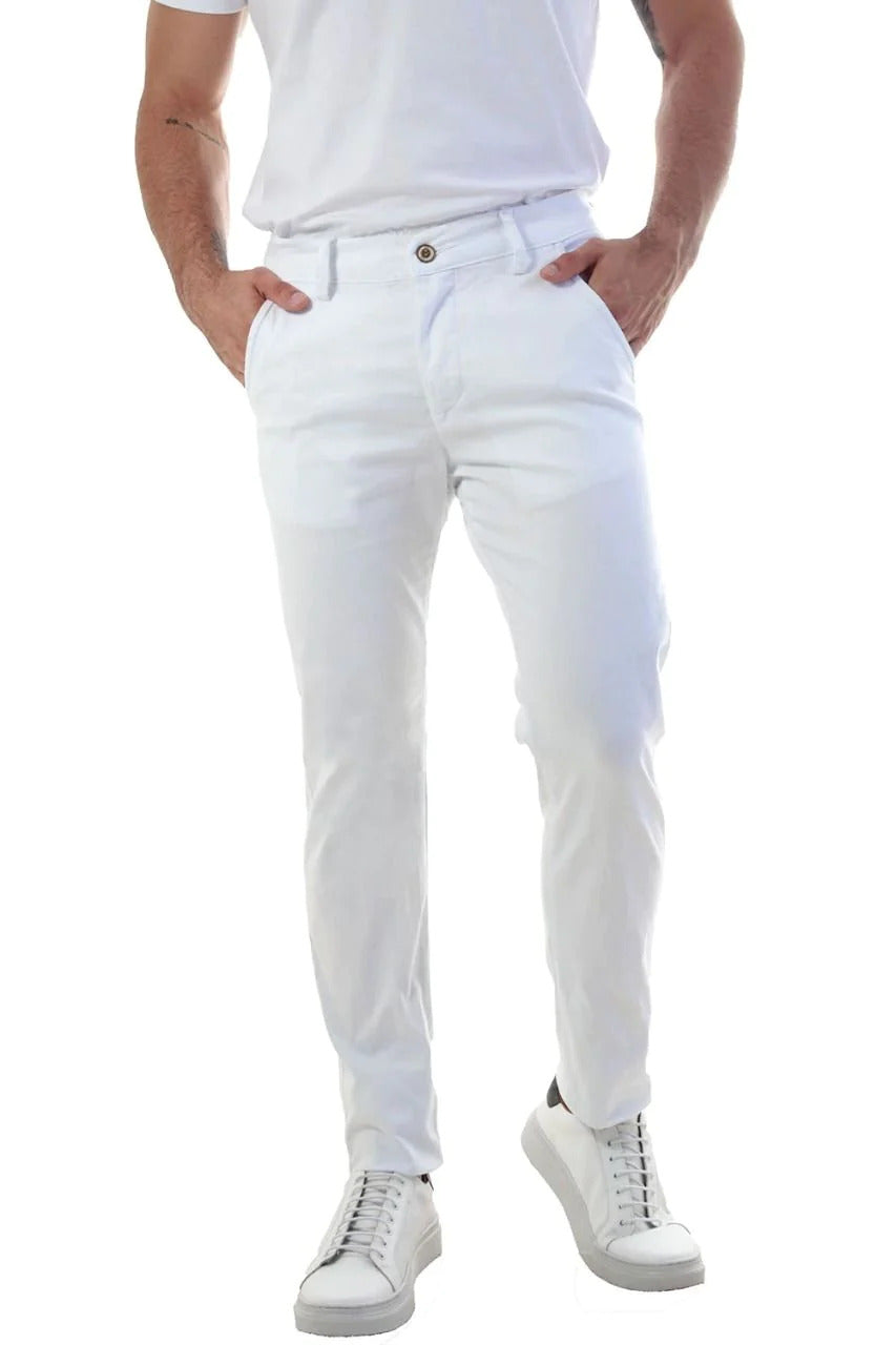 Calça Alfaiataria Skinny Sarja com Elastano ÁS Clube