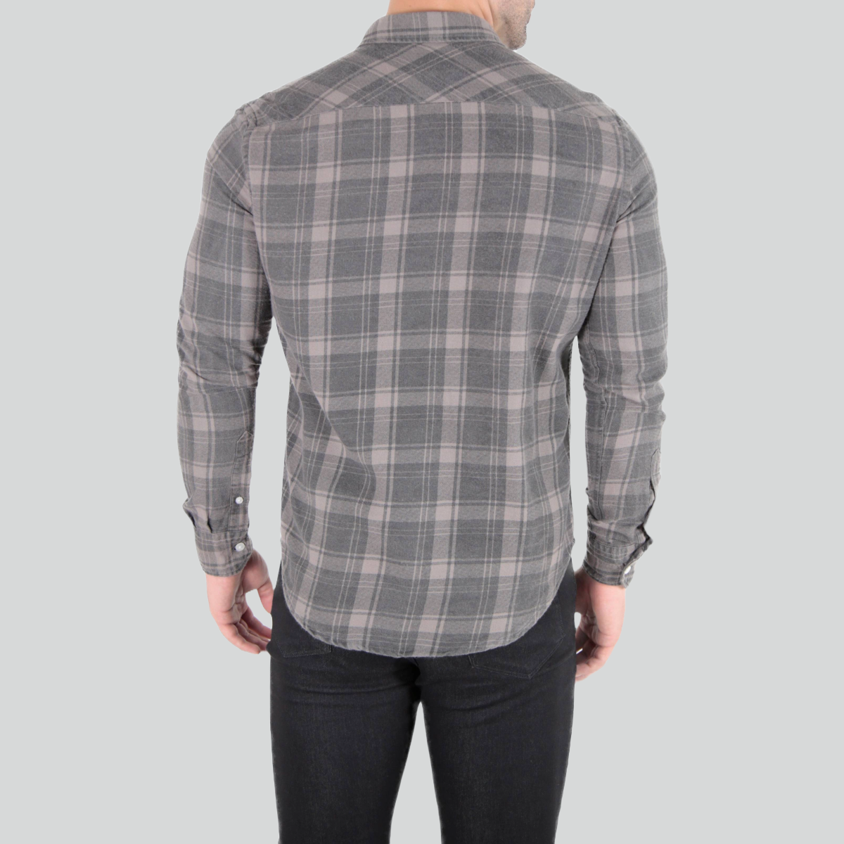 Camisa Manga Longa Slim Flanela Xadrez AS Clube