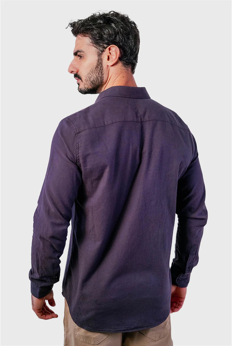 Camisa Flanela Manga Longa Slim Fit ÁS Clube