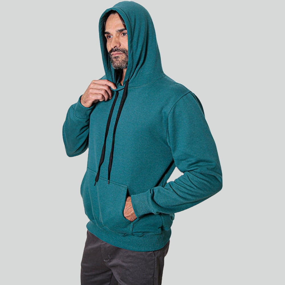 Moletom Hoddie Canguru Liso Felpado 2 Cabos AS Clube