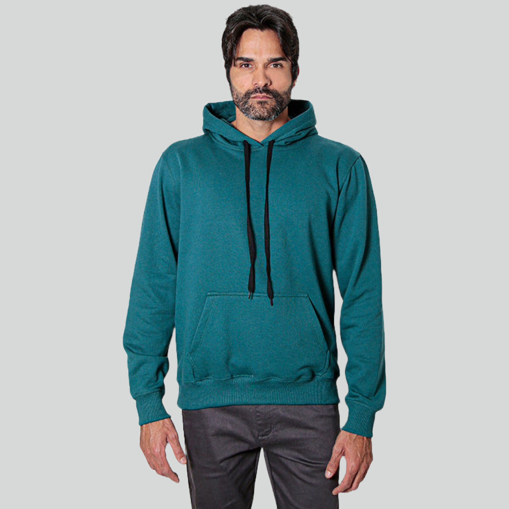 Moletom Hoddie Canguru Liso Felpado 2 Cabos AS Clube