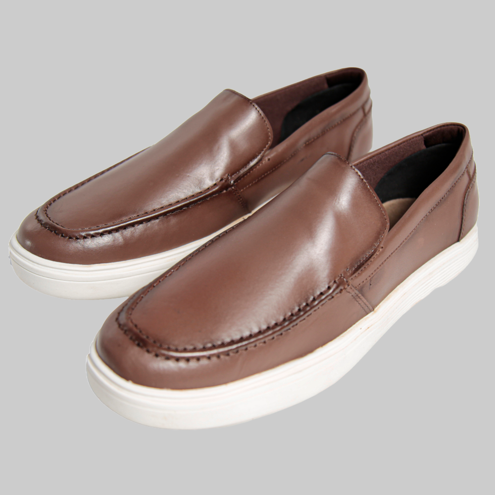 Tênis Casual ÁS Clube Slip On Couro Legítimo London